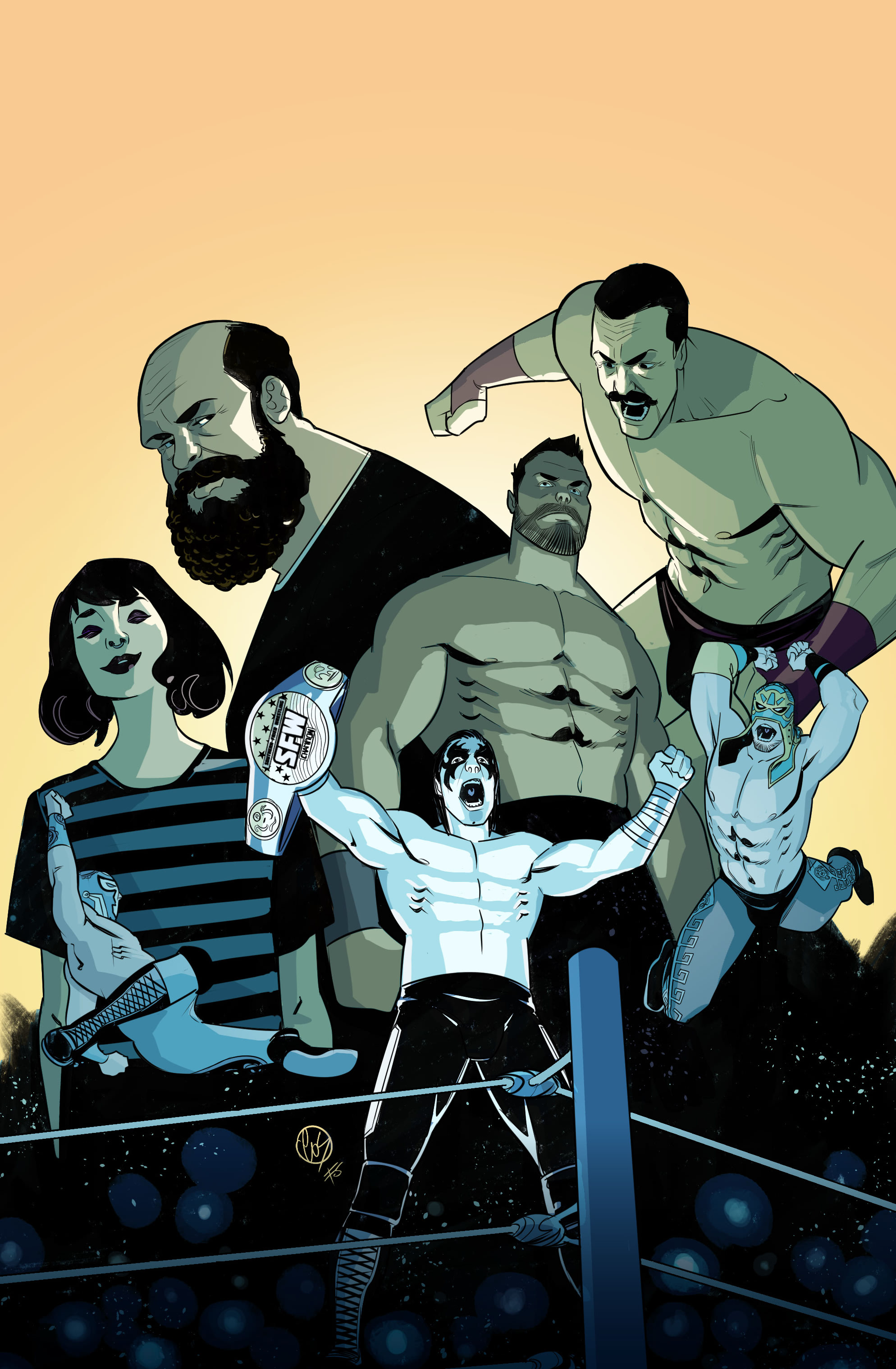 Read online Over the Ropes comic -  Issue # _TPB - 7