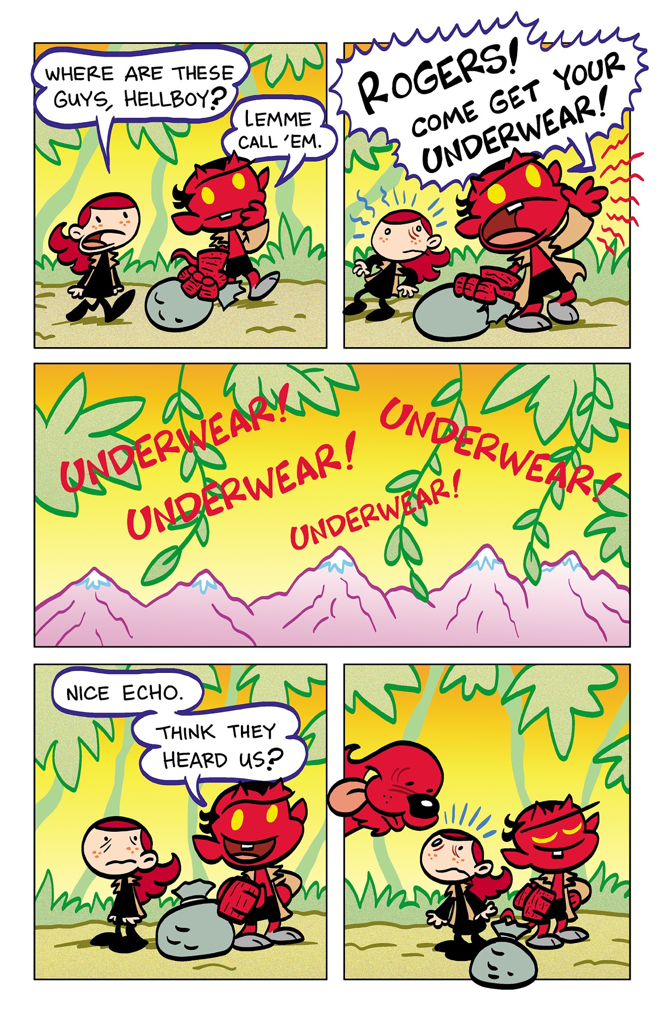 Read online Itty Bitty Hellboy: The Search for the Were-Jaguar! comic -  Issue #1 - 7