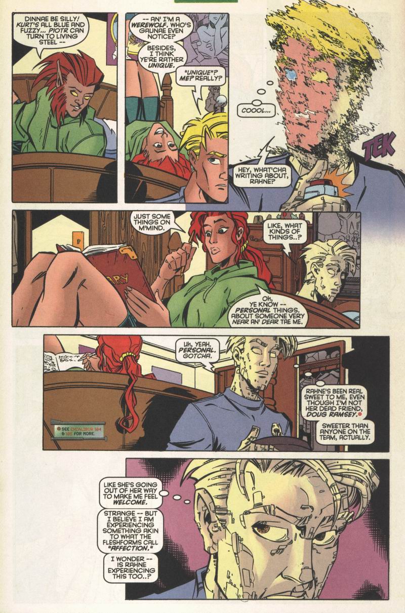 Read online Excalibur (1988) comic -  Issue #112 - 16
