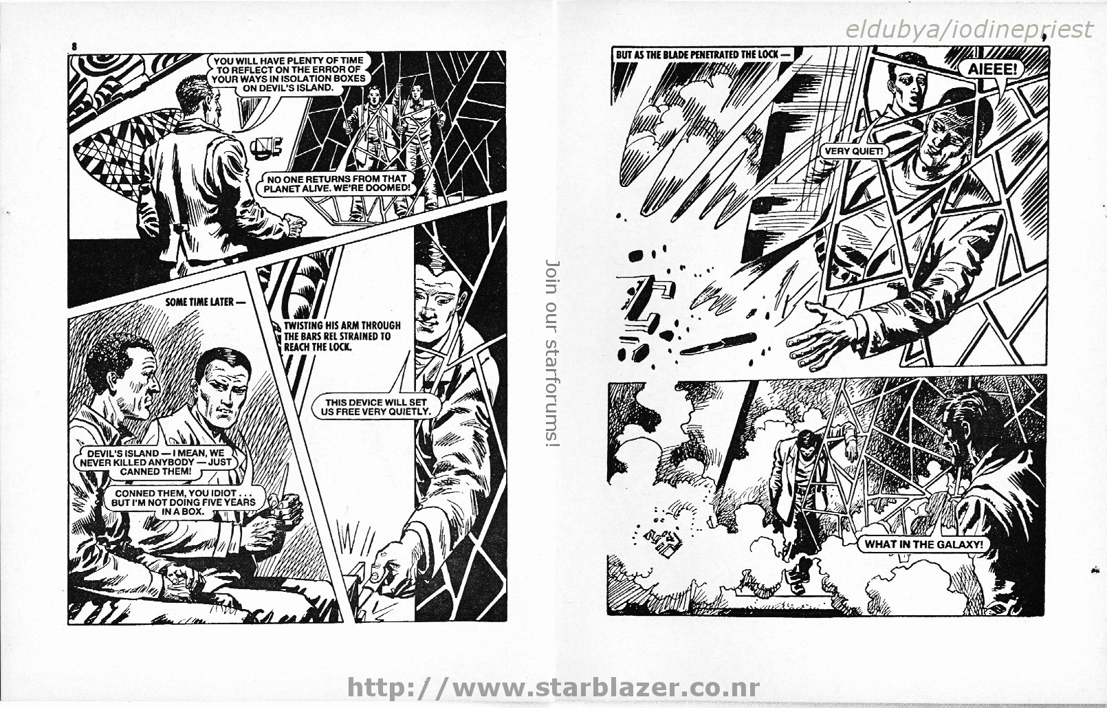 Read online Starblazer comic -  Issue #208 - 6