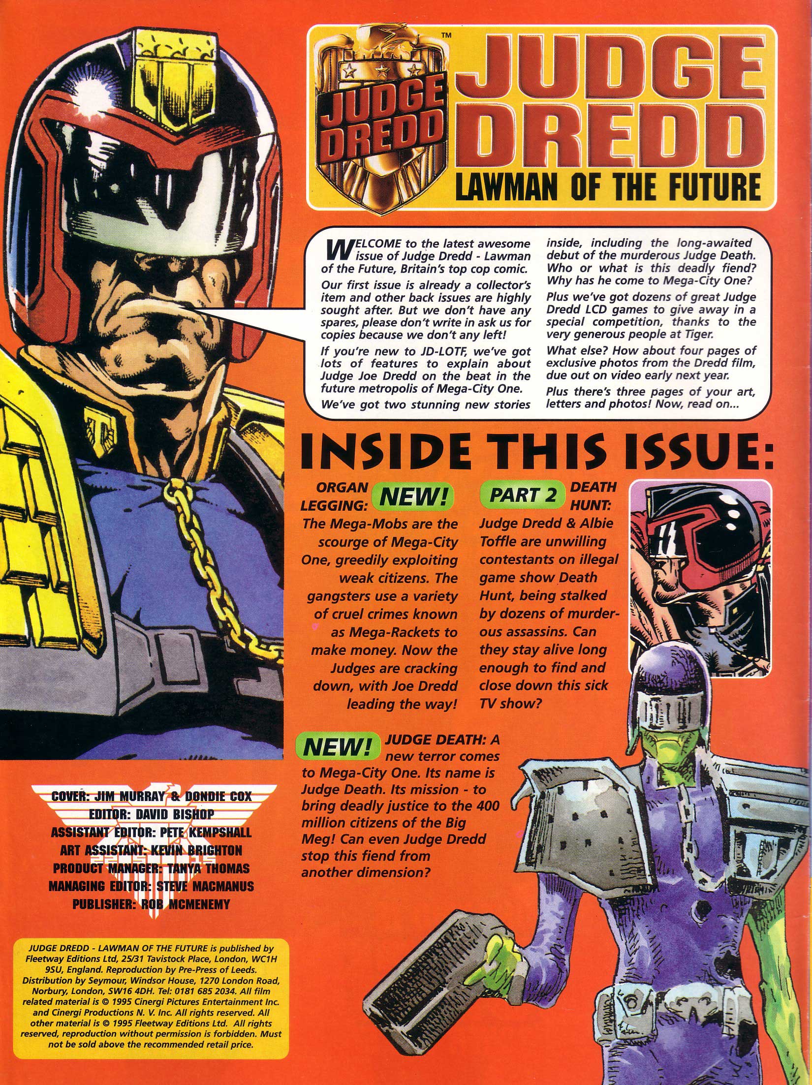 Read online Judge Dredd Lawman of the Future comic -  Issue #8 - 2