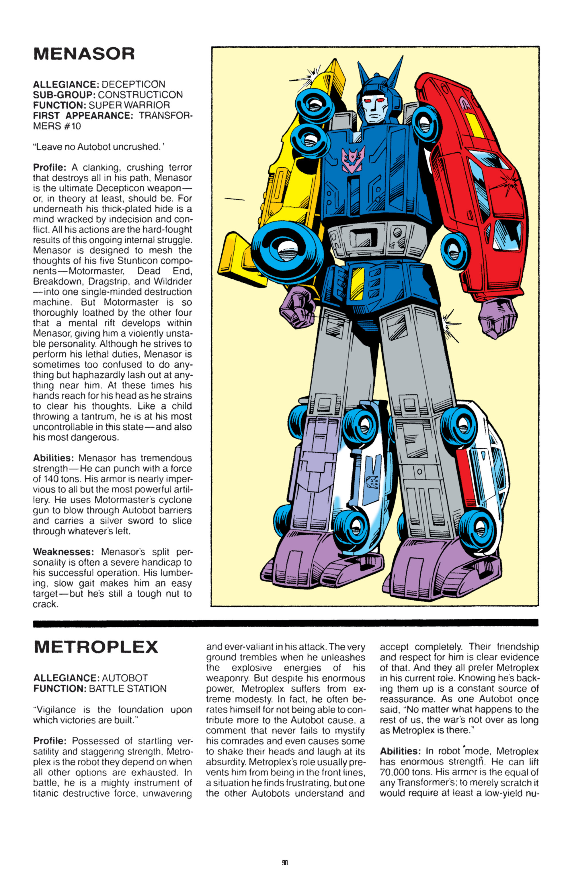 Read online The Transformers Classics comic -  Issue # TPB 8 - 89