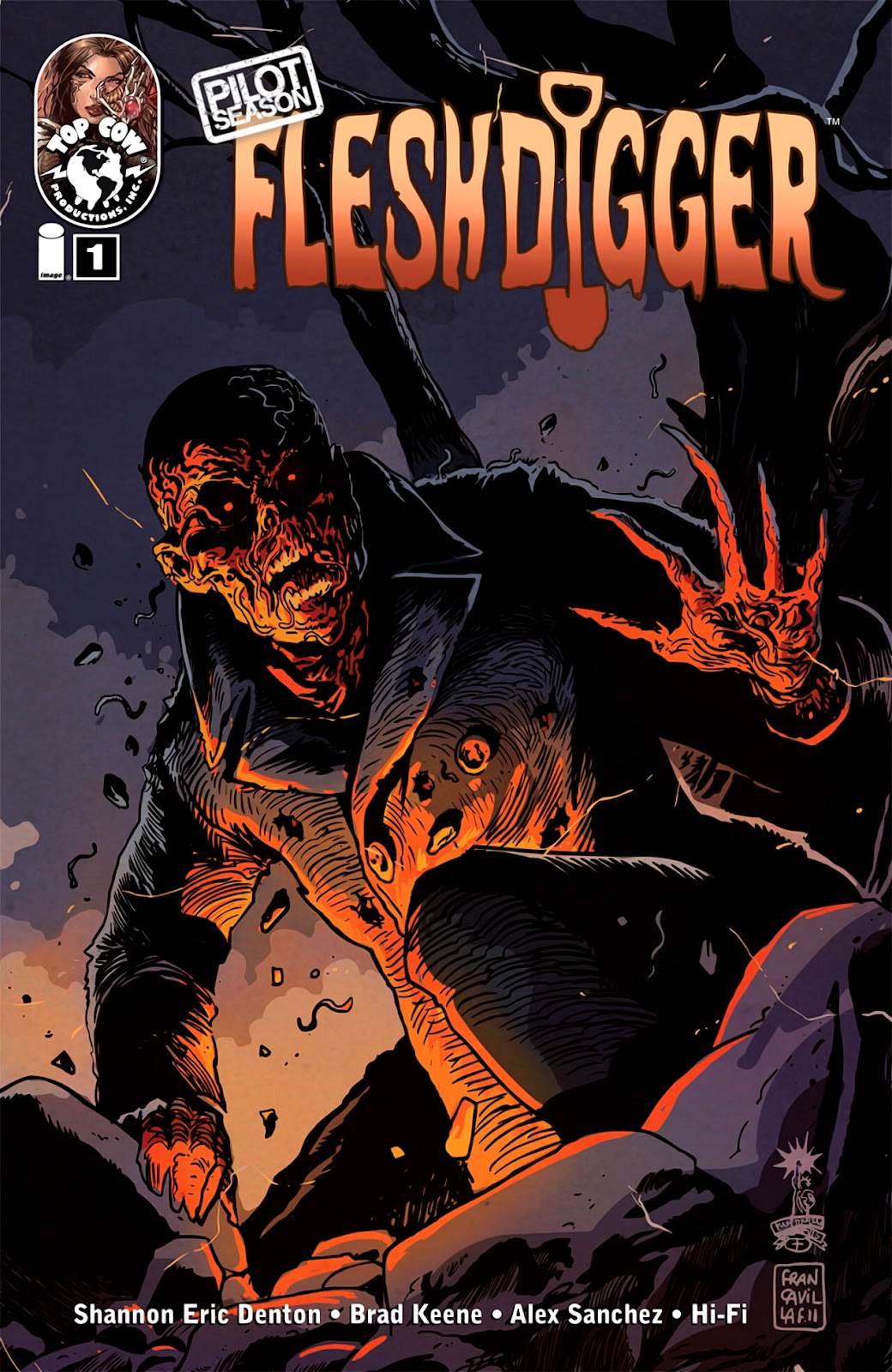 <{ $series->title }} issue Issue Fleshdigger - Page 1