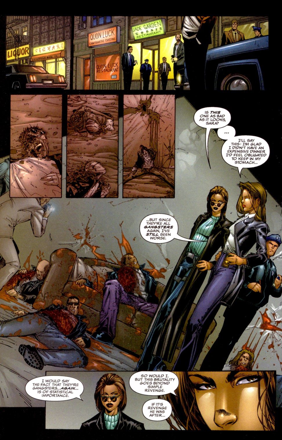 Read online Witchblade/Tomb Raider comic -  Issue #0.5 - 8