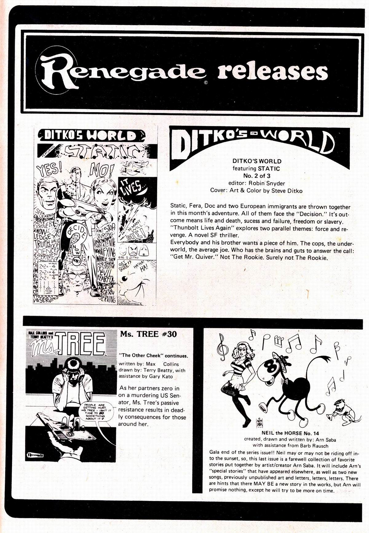 Read online Ditko's World featuring Static comic -  Issue #1 - 31