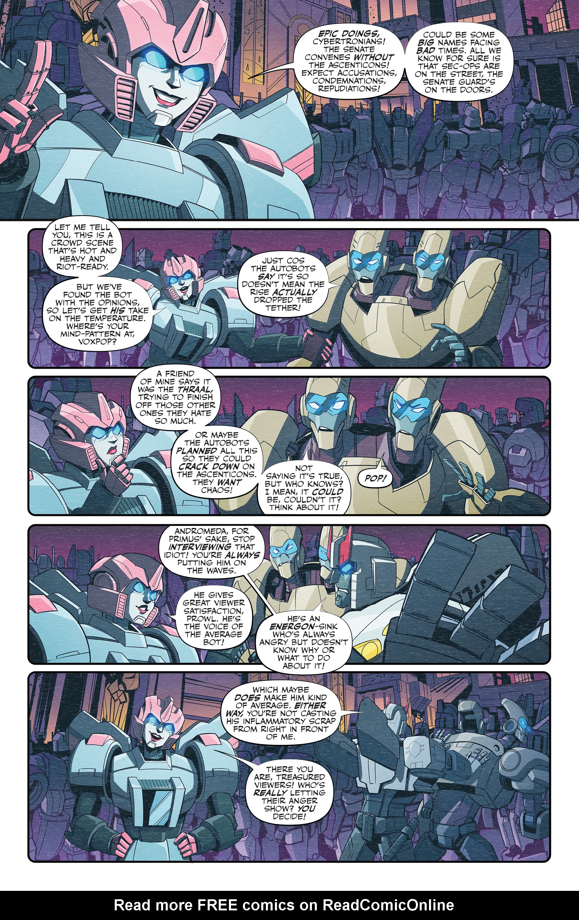 Read online Transformers (2019) comic -  Issue #23 - 6