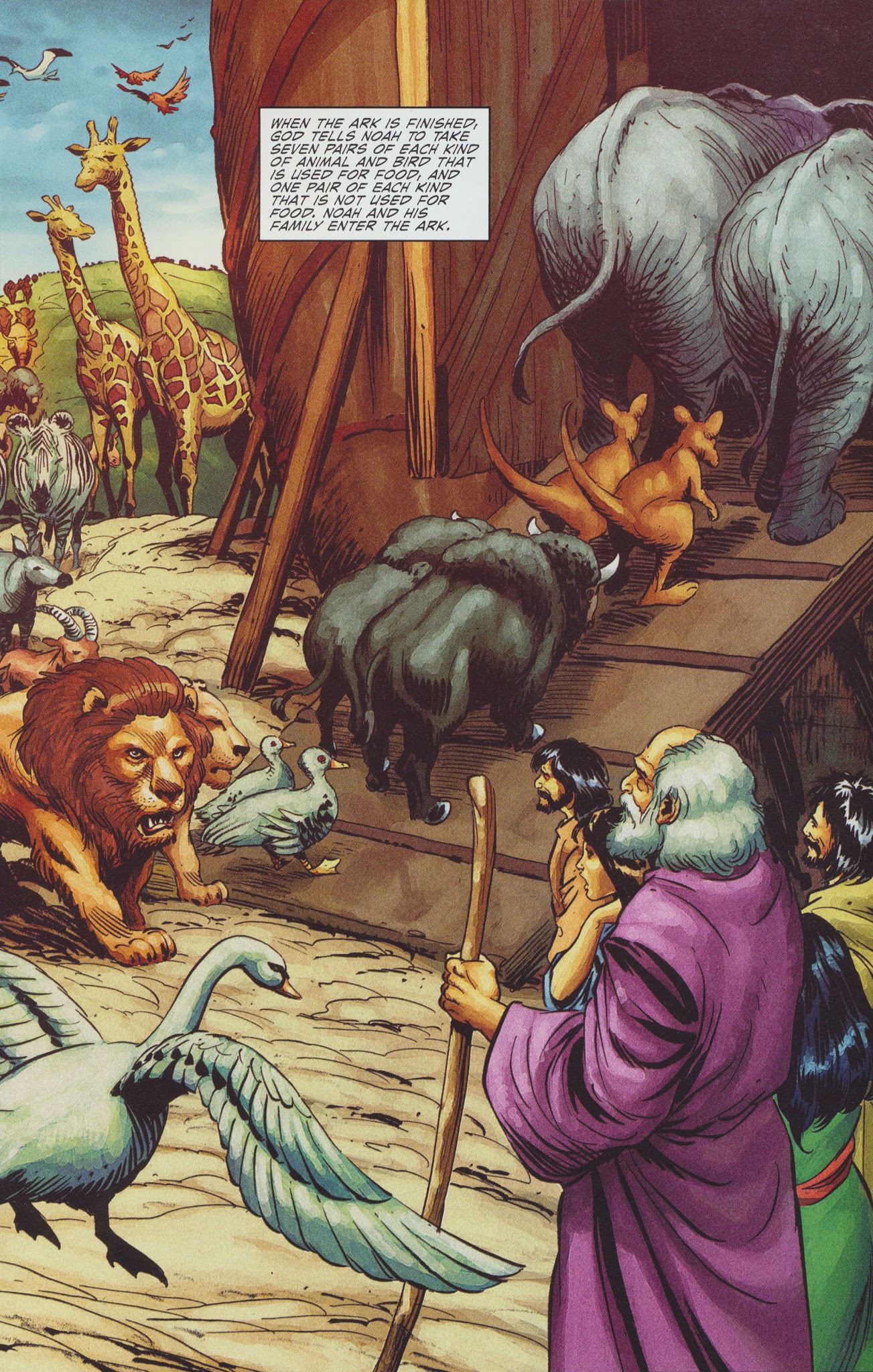 Read online The Action Bible comic -  Issue # TPB 1 - 35