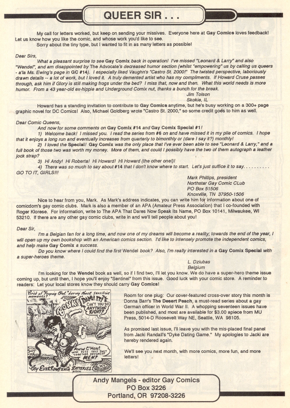 Read online Gay Comix (Gay Comics) comic -  Issue #16 - 43