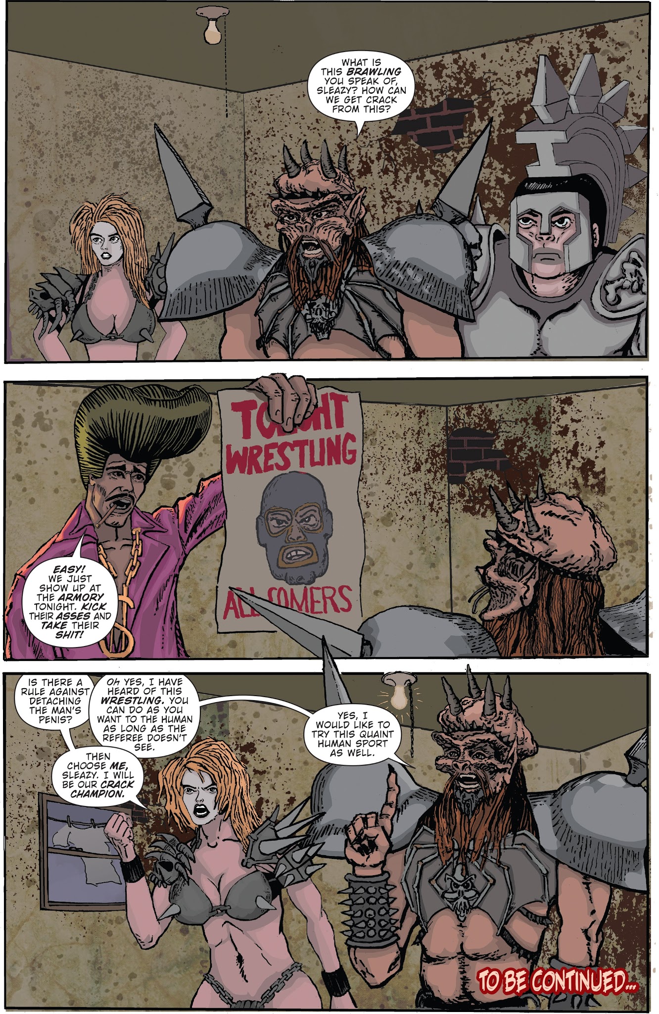 Read online Gwar: Orgasmageddon comic -  Issue #3 - 22