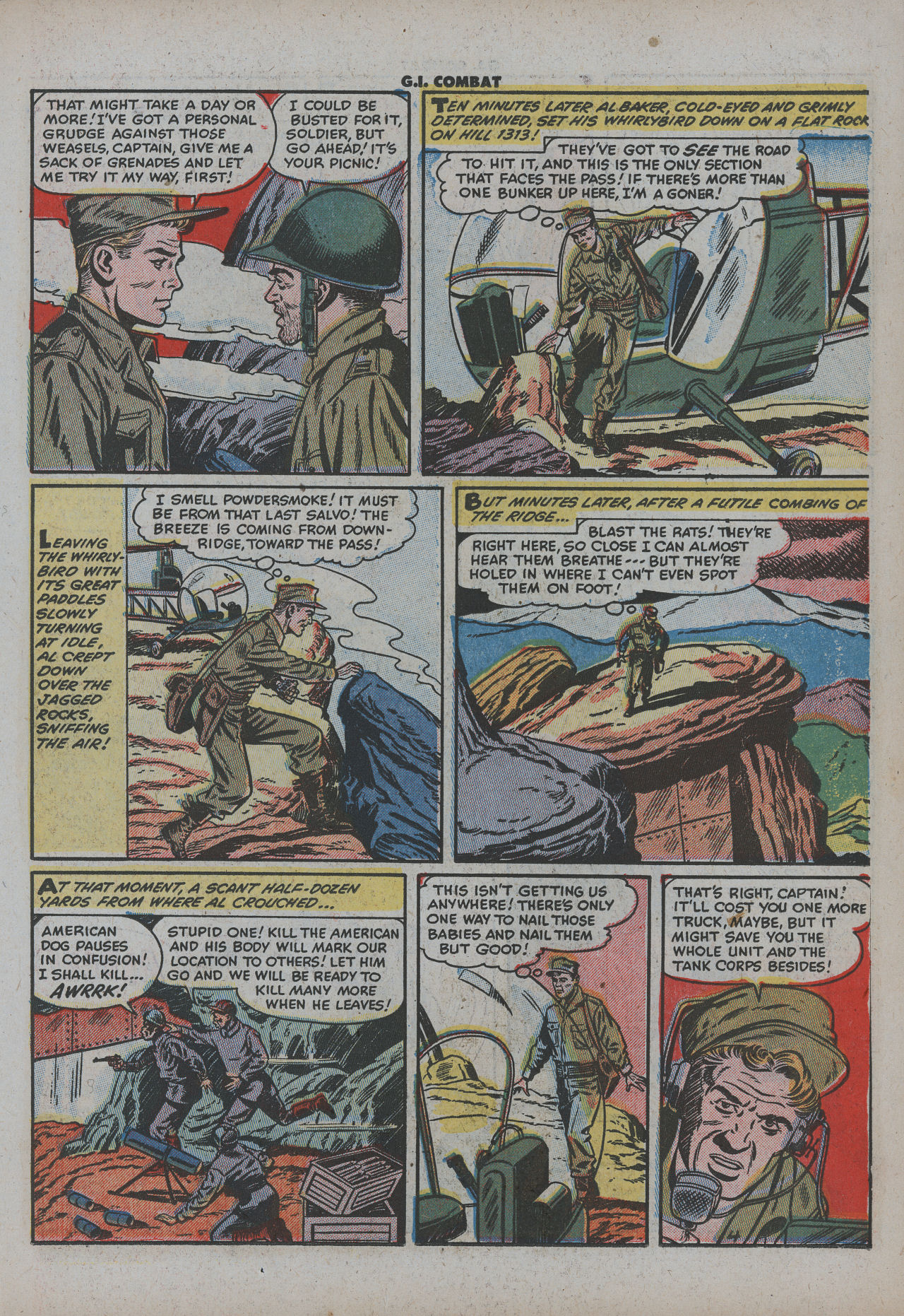 Read online G.I. Combat (1952) comic -  Issue #7 - 16