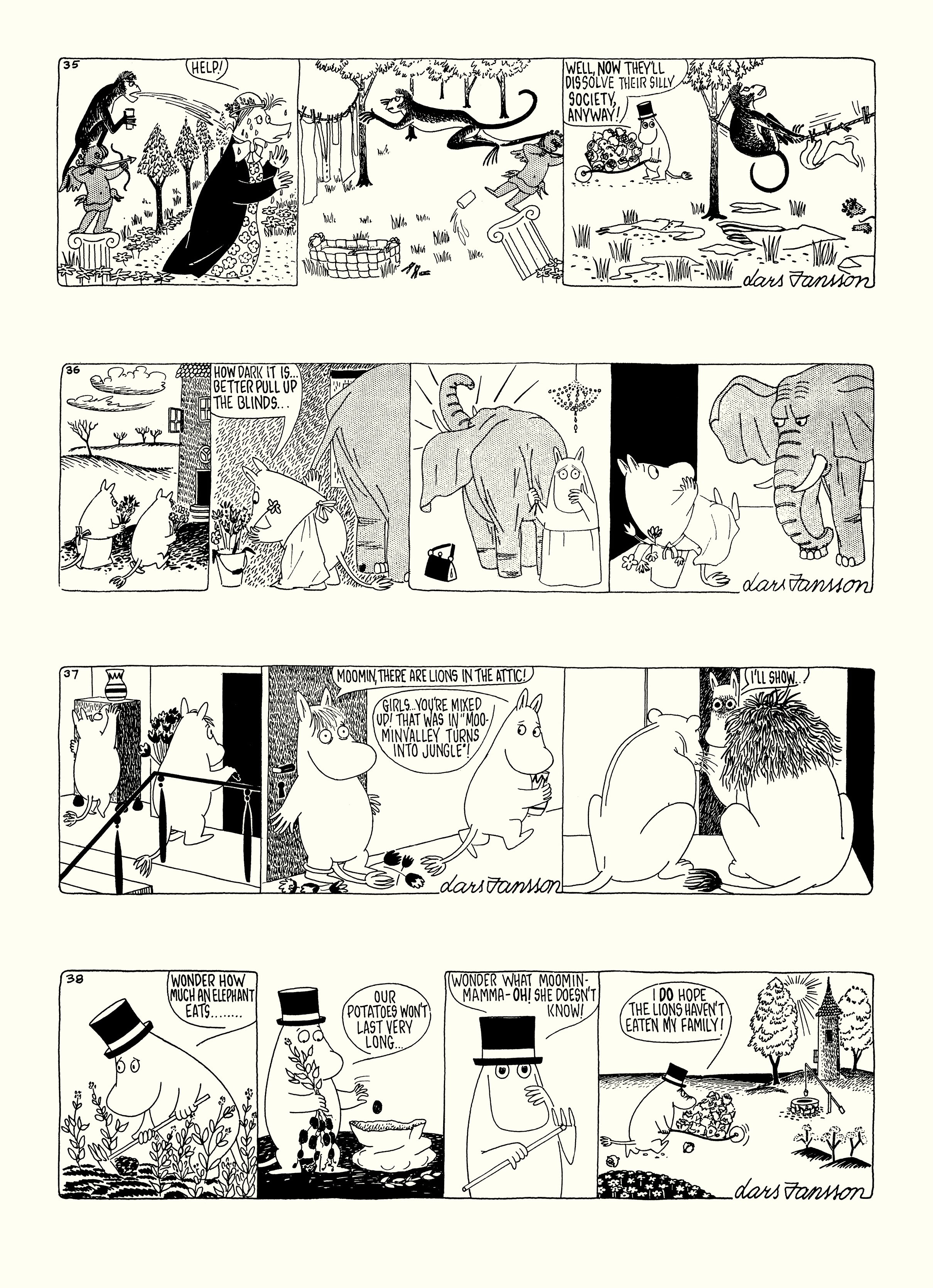 Read online Moomin: The Complete Lars Jansson Comic Strip comic -  Issue # TPB 6 - 77