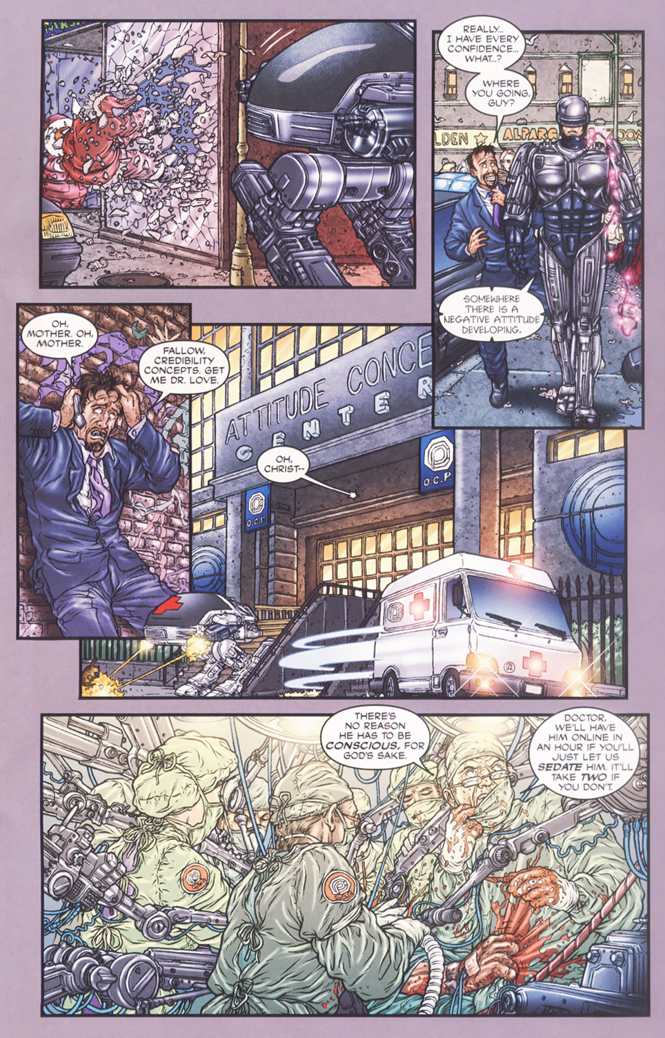 Read online Frank Miller's Robocop comic -  Issue #4 - 17