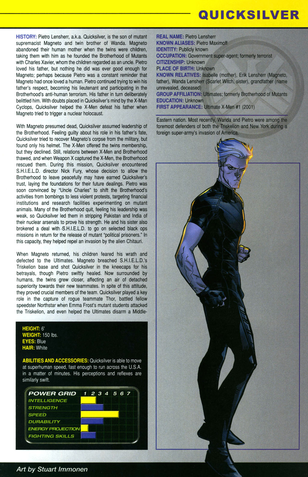 Read online Official Handbook of the Ultimate Marvel Universe: The Ultimates & X-Men 2005 comic -  Issue # Full - 35