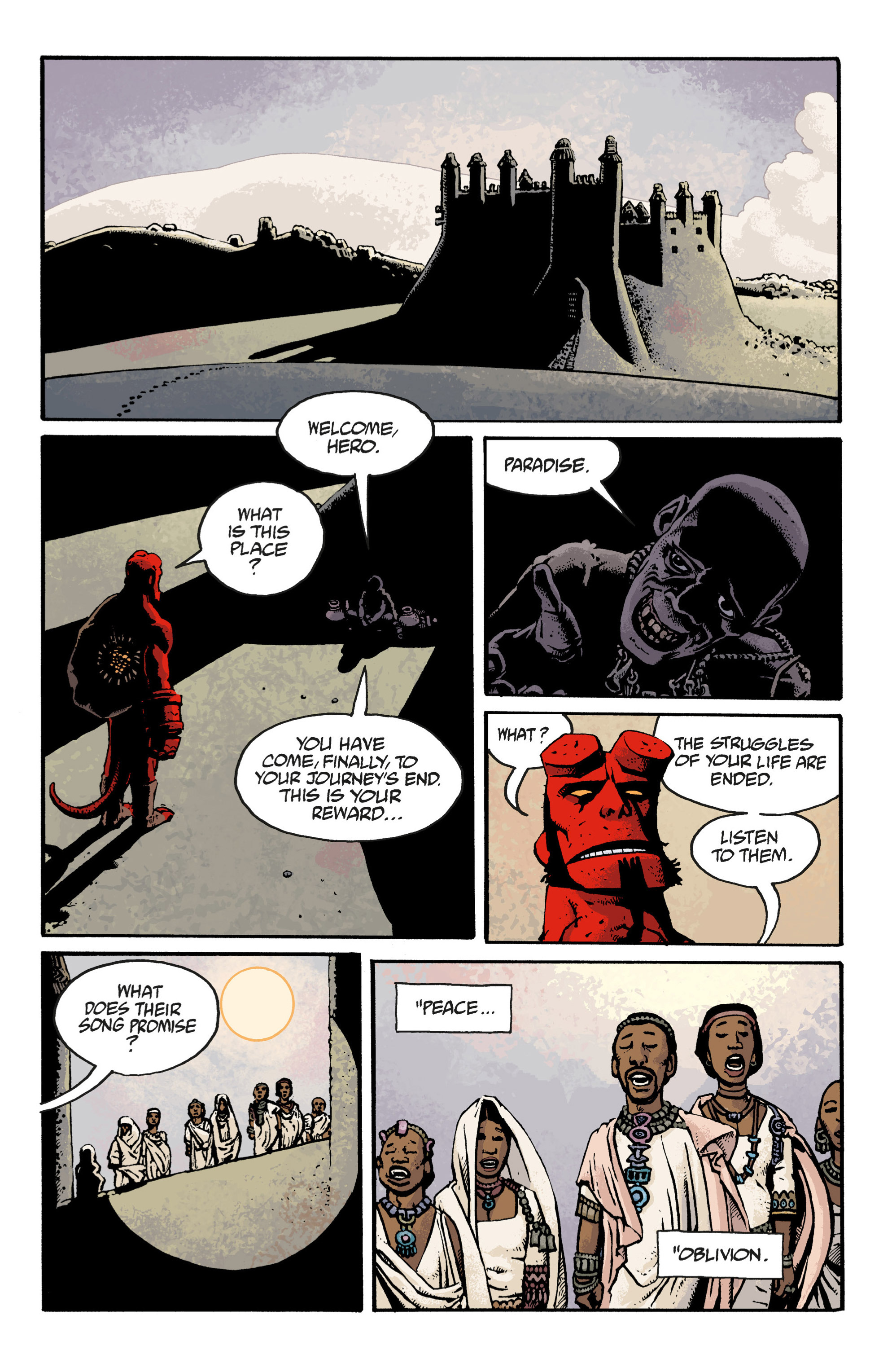 Read online Hellboy comic -  Issue #7 - 110