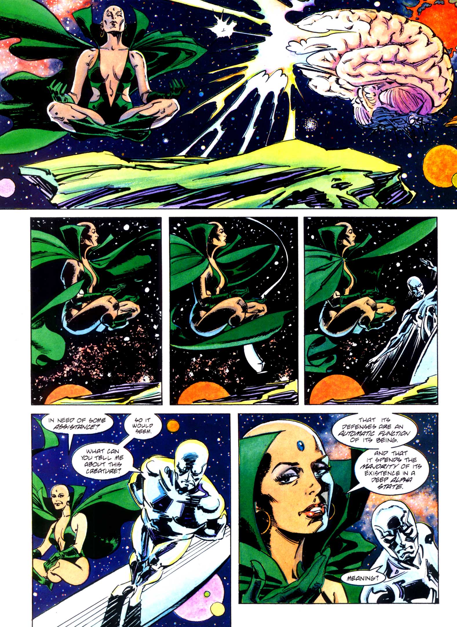 Read online Marvel Graphic Novel comic -  Issue #71 - Silver Surfer - Homecoming - 15