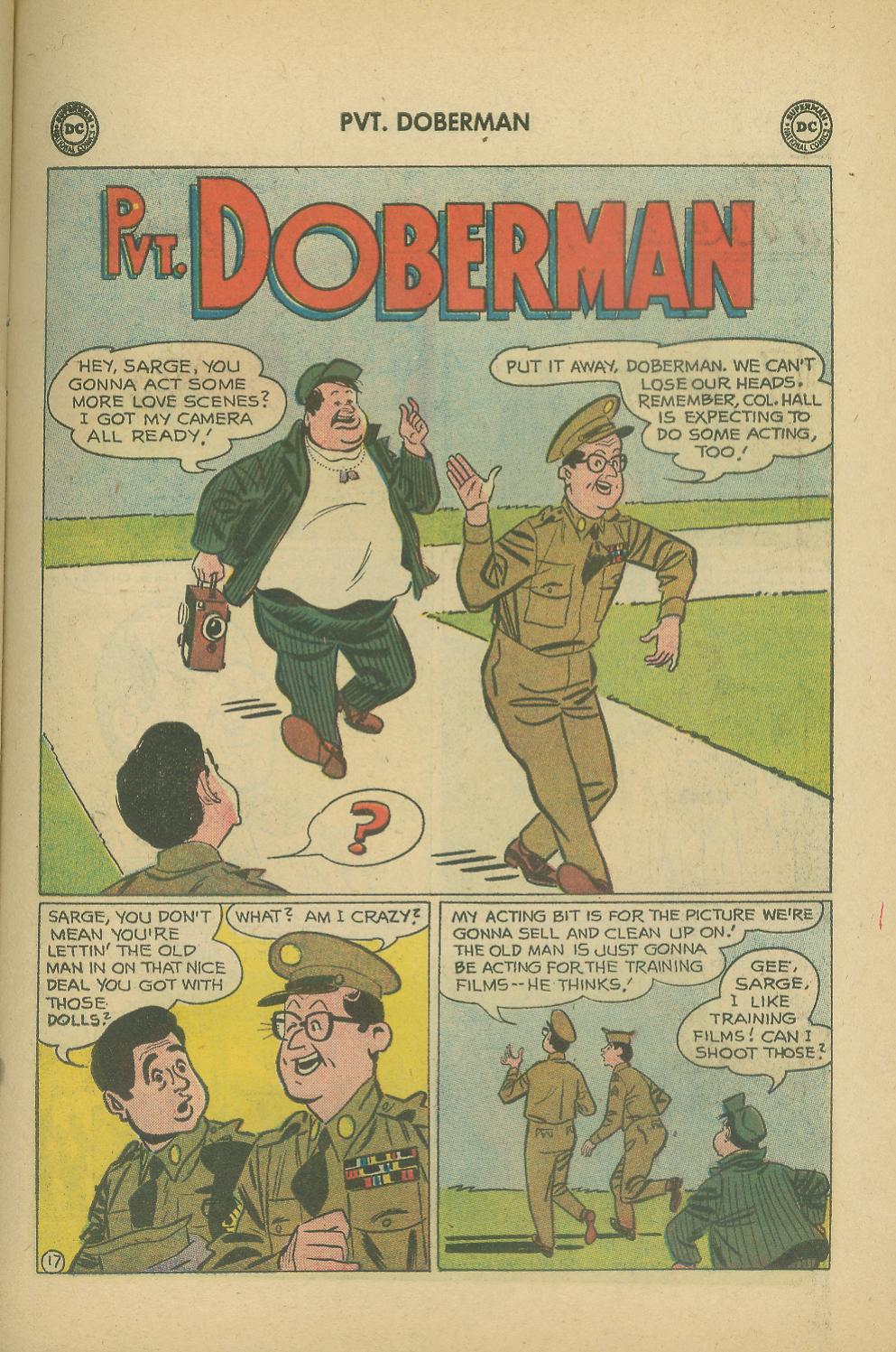 Read online Sgt. Bilko's Pvt. Doberman comic -  Issue #7 - 23