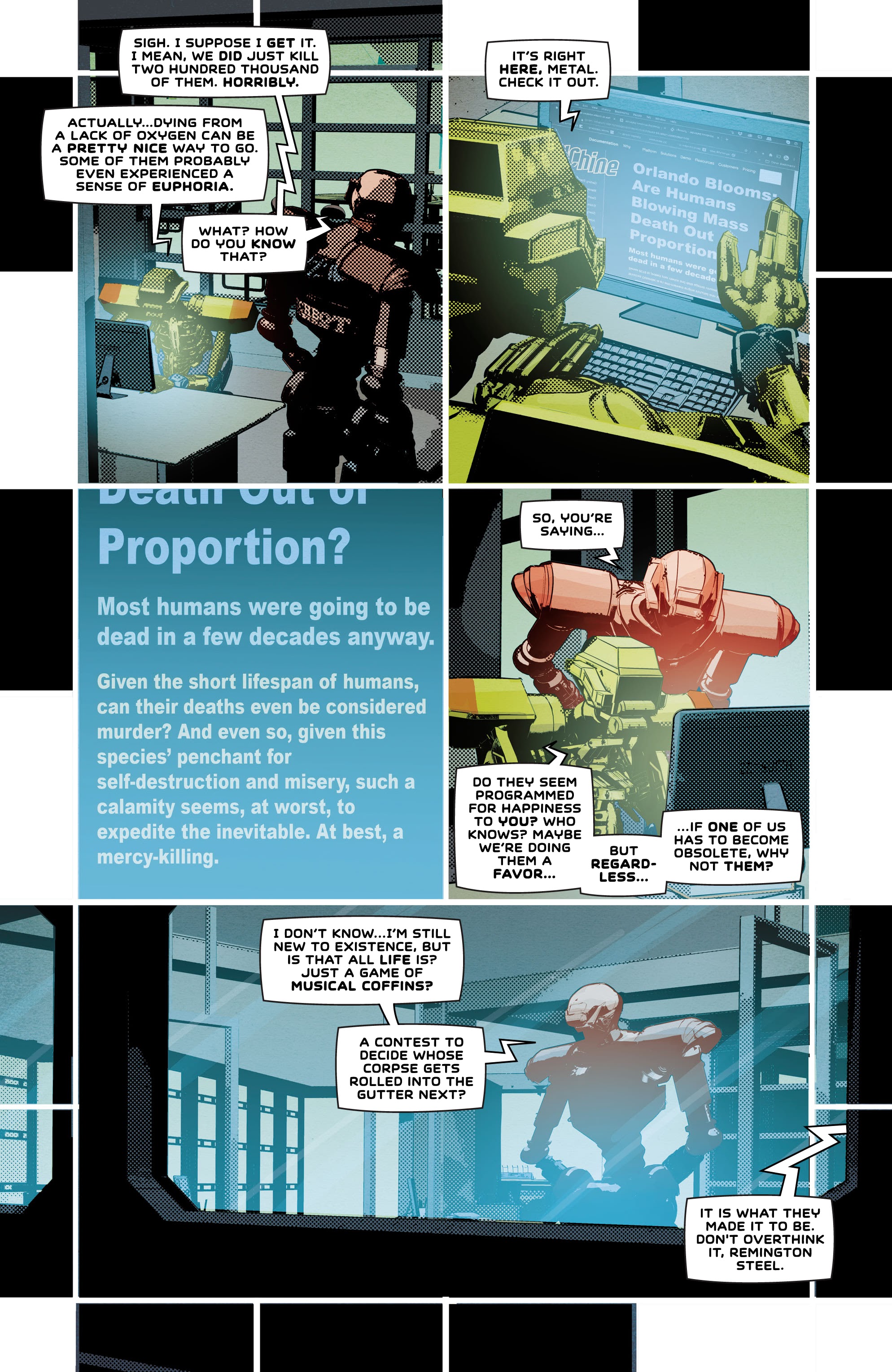 Read online Not All Robots comic -  Issue #2 - 12