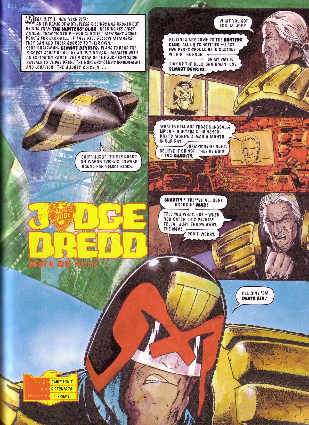 Read online Judge Dredd: Death Aid comic -  Issue # TPB - 35