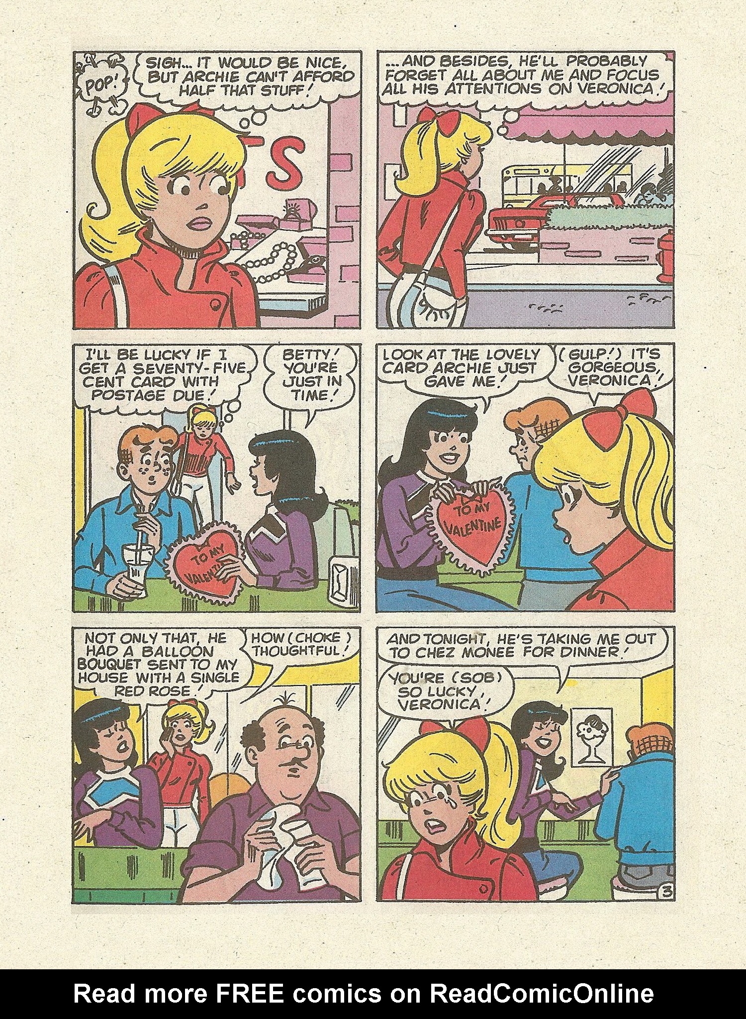Read online Betty and Veronica Digest Magazine comic -  Issue #70 - 47