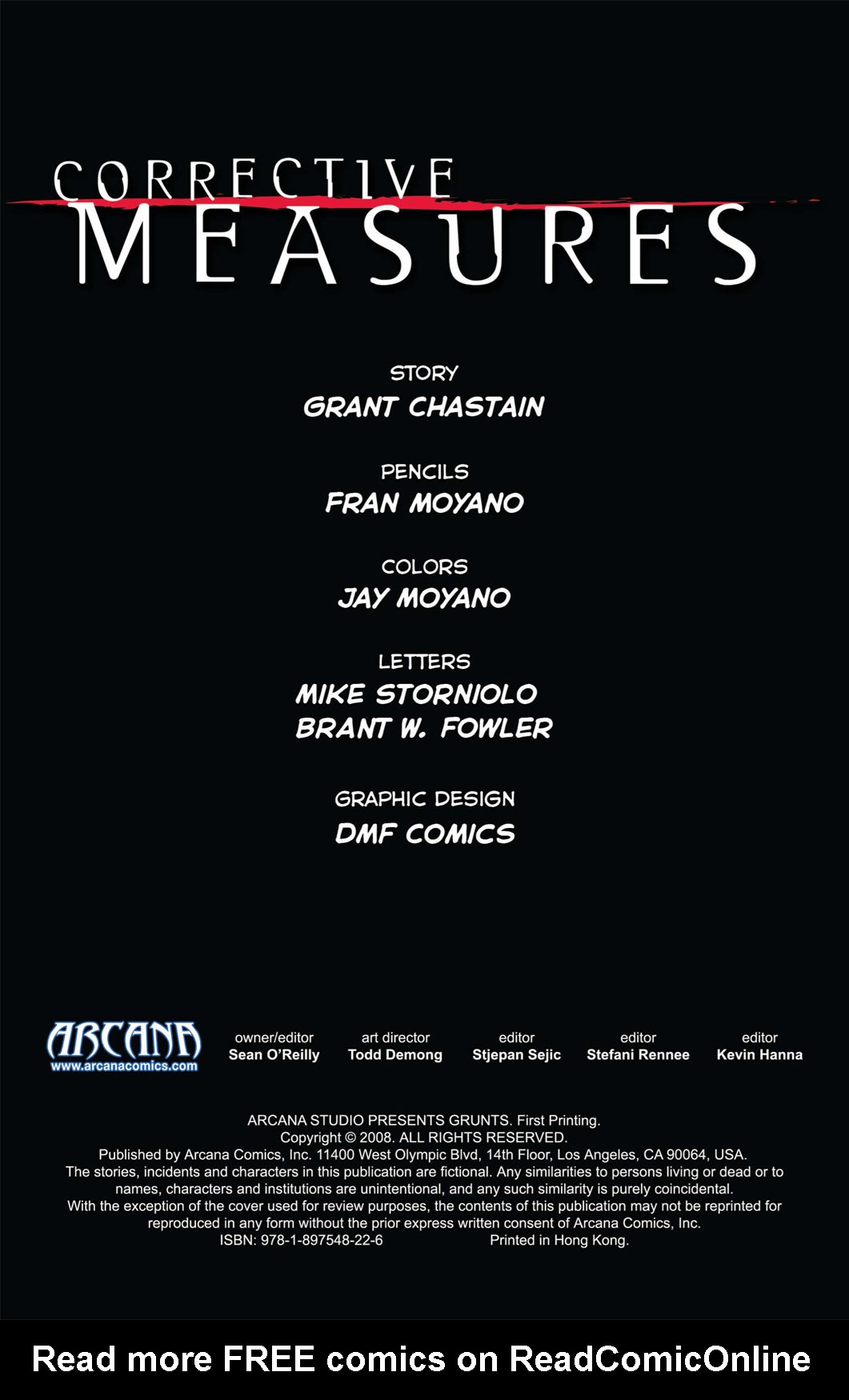 Read online Corrective Measures comic -  Issue # TPB 1 - 3