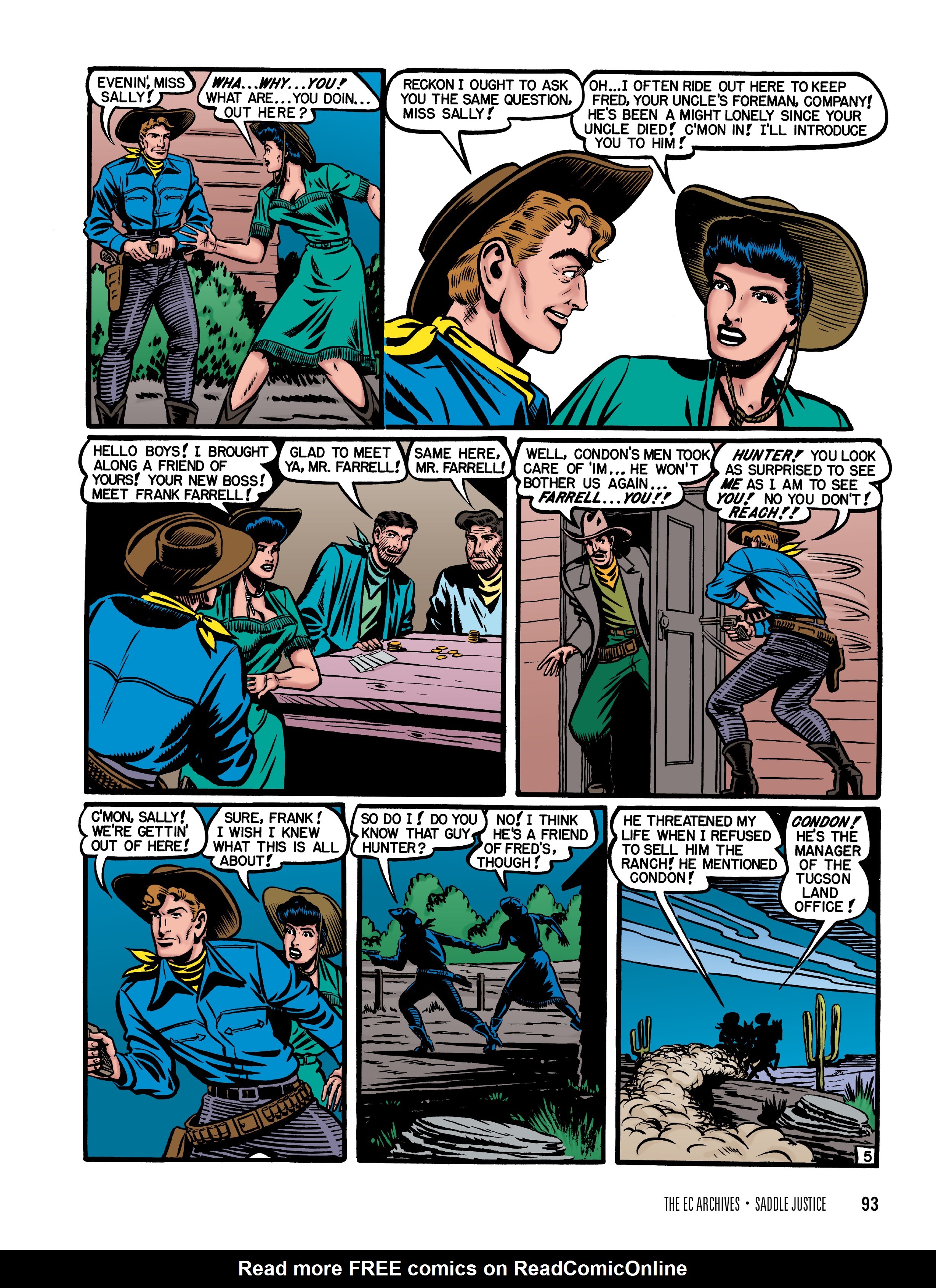 Read online The EC Archives: Saddle Justice comic -  Issue # TPB (Part 1) - 95