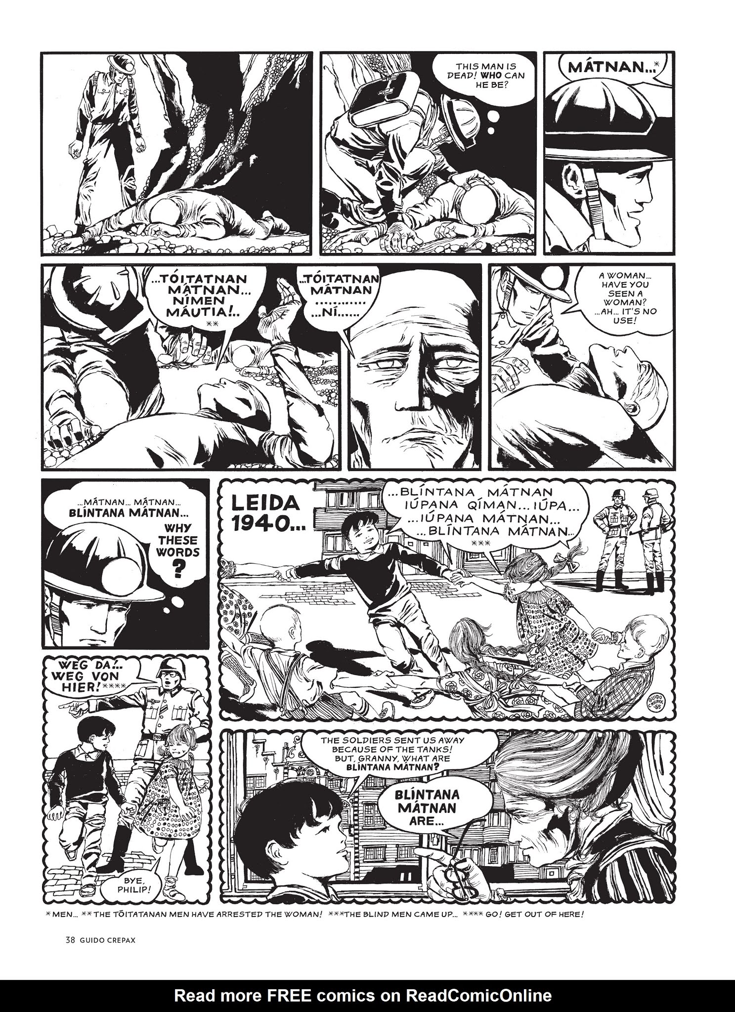 Read online The Complete Crepax comic -  Issue # TPB 1 - 38