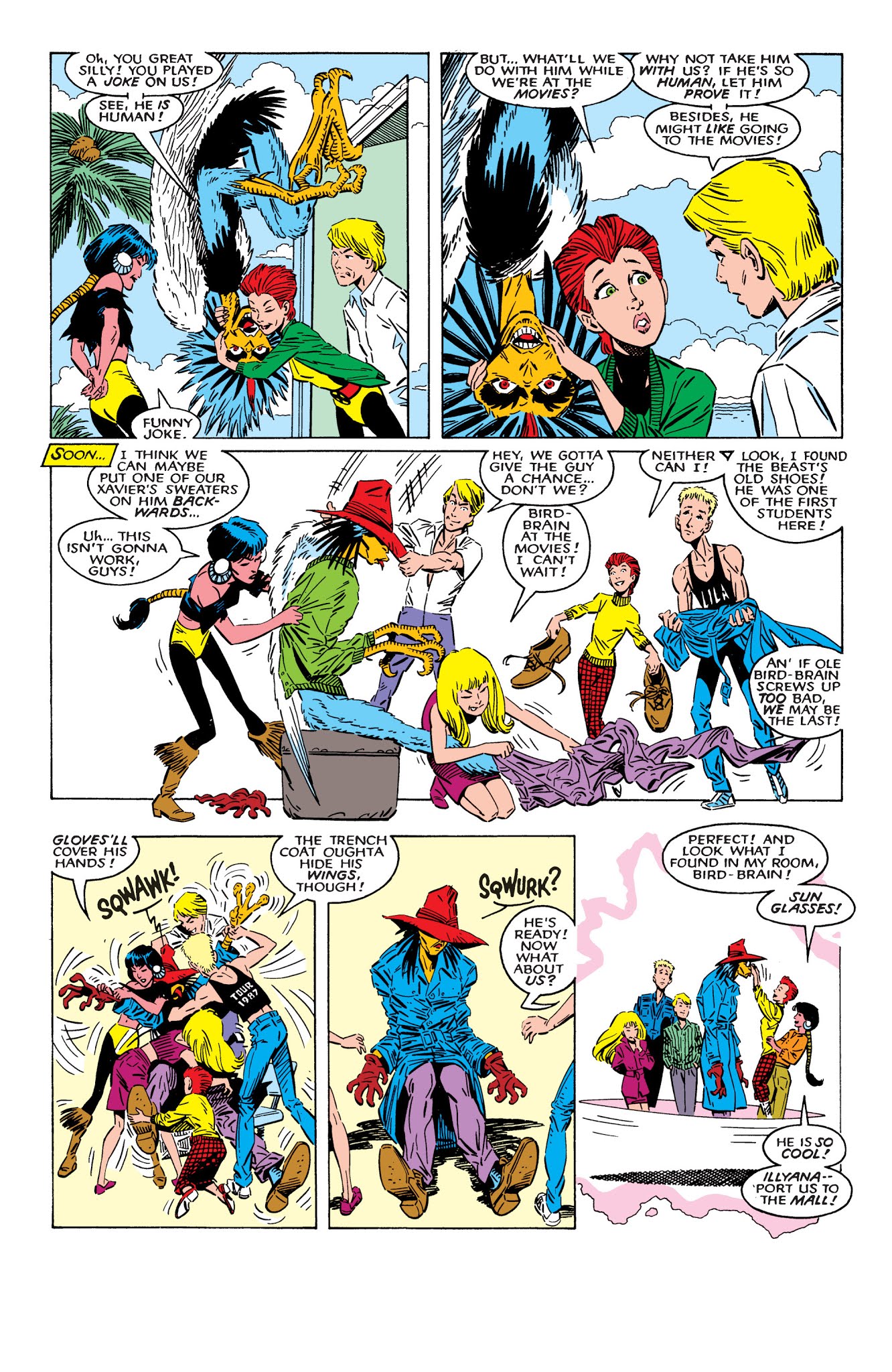Read online X-Men: Fall of the Mutants comic -  Issue # TPB 1 (Part 3) - 91