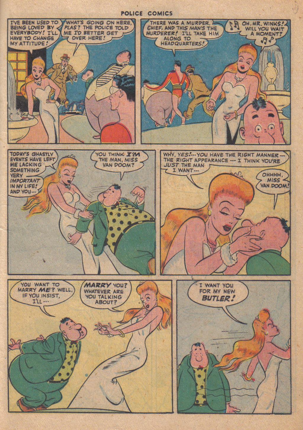 Read online Police Comics comic -  Issue #62 - 17