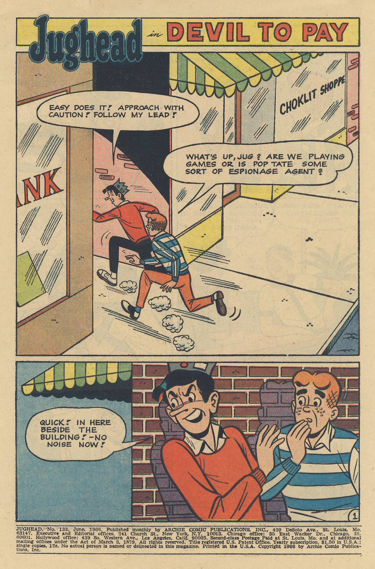 Read online Jughead (1965) comic -  Issue #133 - 3