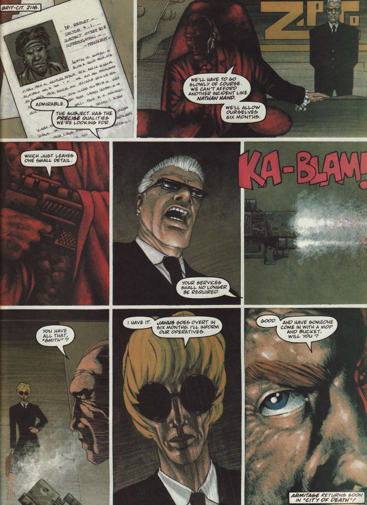 Read online Judge Dredd: The Megazine (vol. 2) comic -  Issue #33 - 35