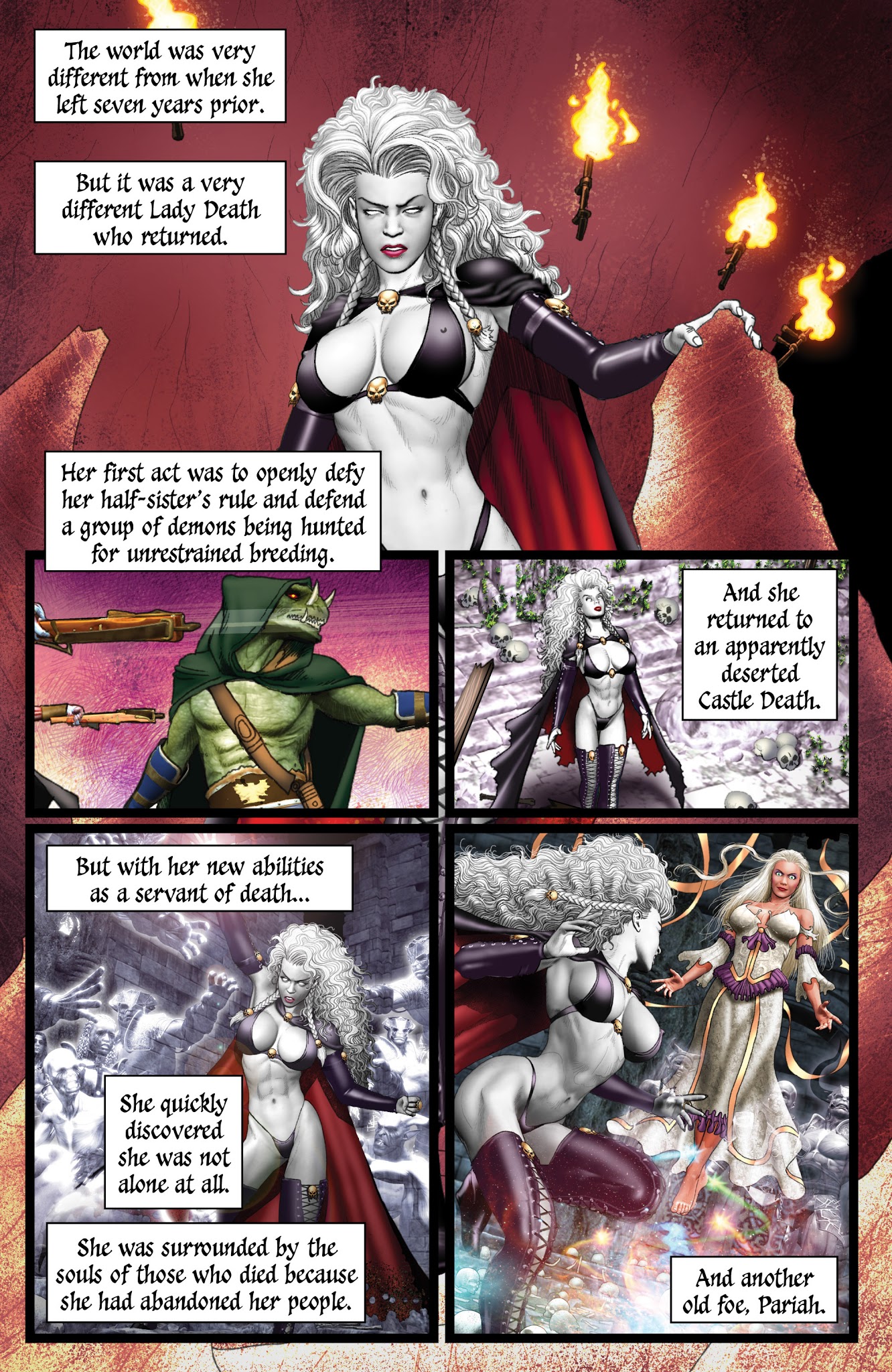 Read online Lady Death: Apocalypse comic -  Issue #1 - 17