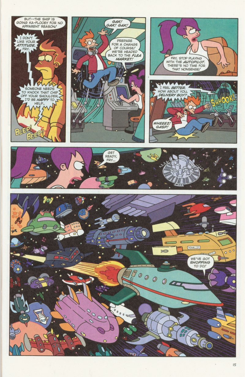 Read online Futurama Comics comic -  Issue #3 - 16