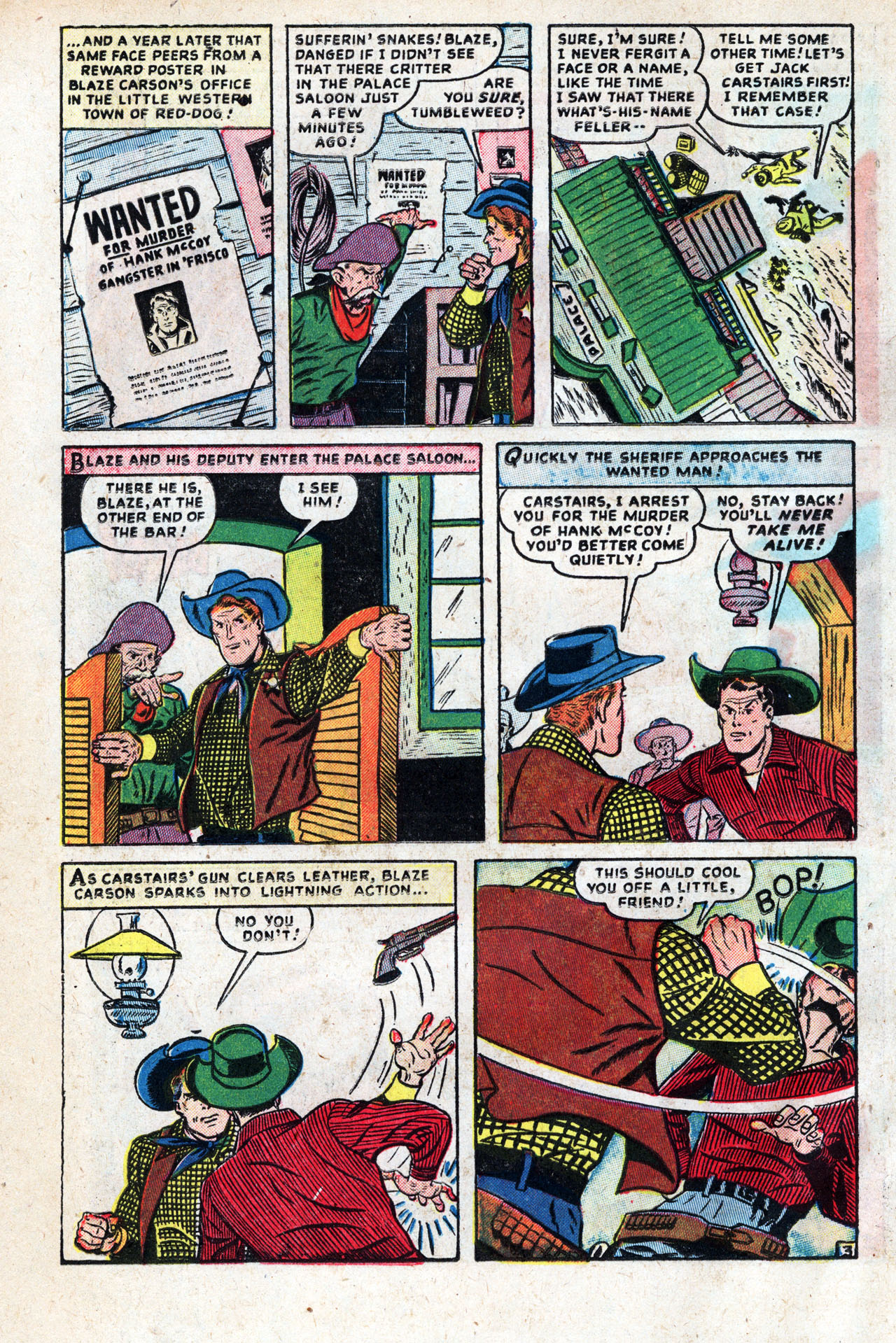 Read online Blaze Carson comic -  Issue #4 - 14