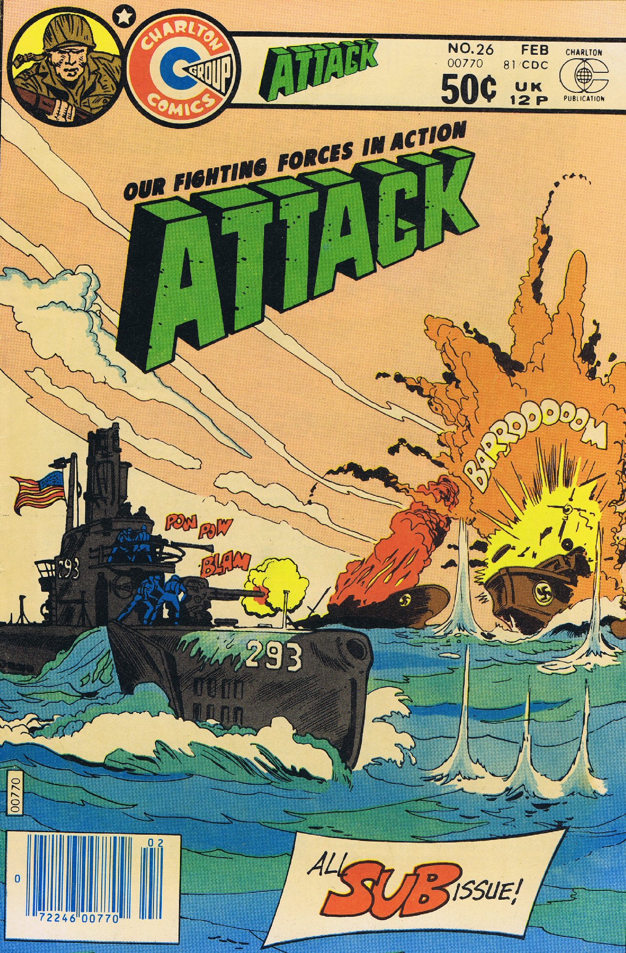Read online Attack (1971) comic -  Issue #26 - 1
