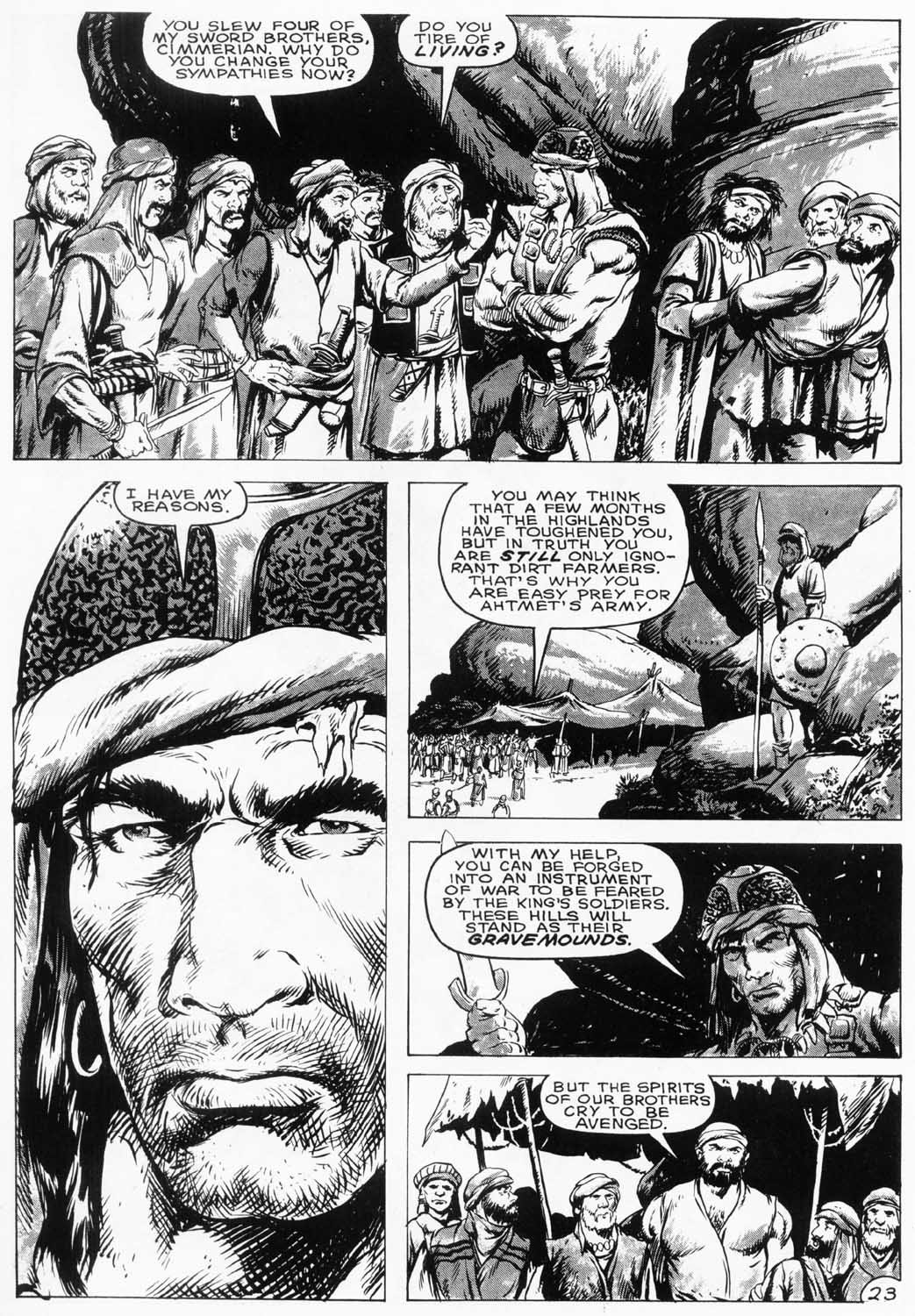 Read online The Savage Sword Of Conan comic -  Issue #153 - 26