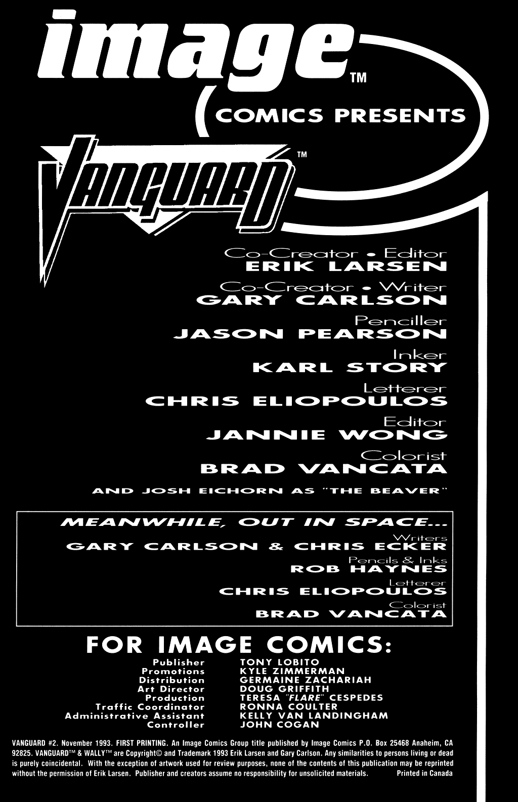 Read online Vanguard (1993) comic -  Issue #2 - 2