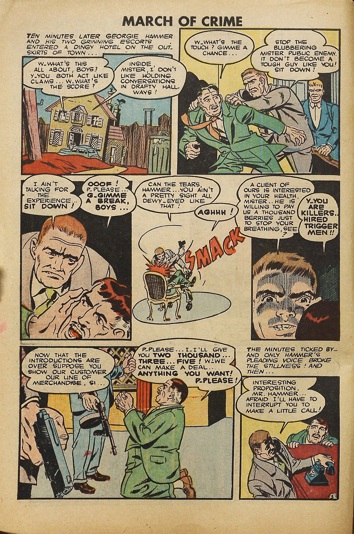 Read online March of Crime comic -  Issue #1 - 4