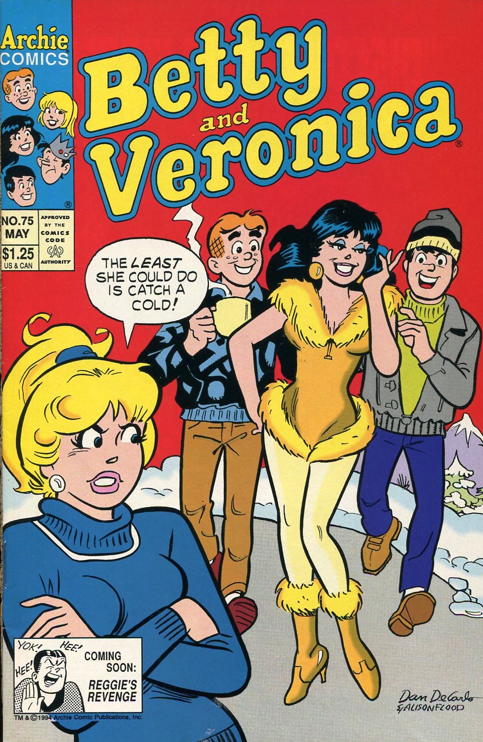 Read online Betty and Veronica (1987) comic -  Issue #75 - 1
