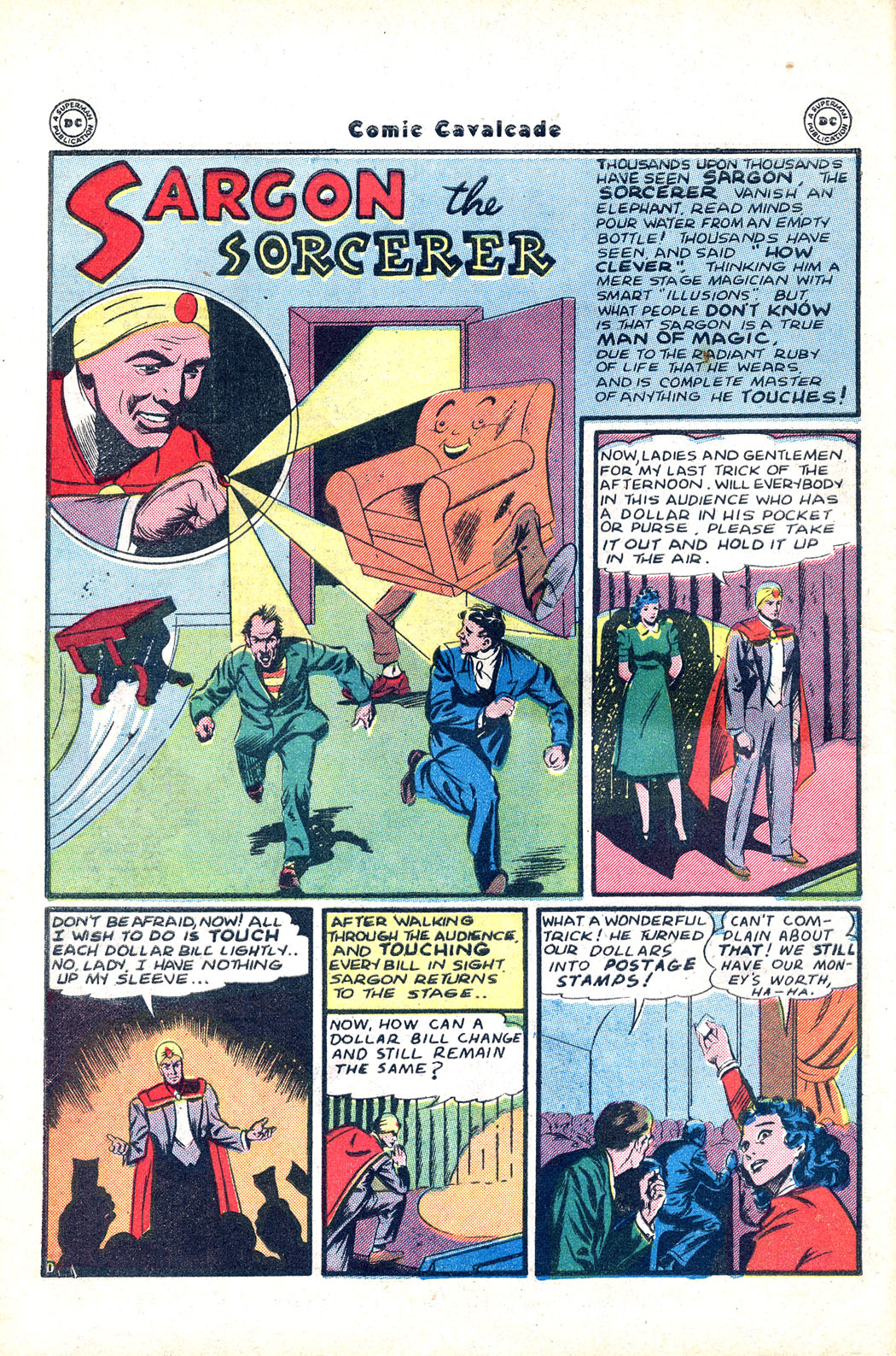 Read online Comic Cavalcade comic -  Issue #14 - 54