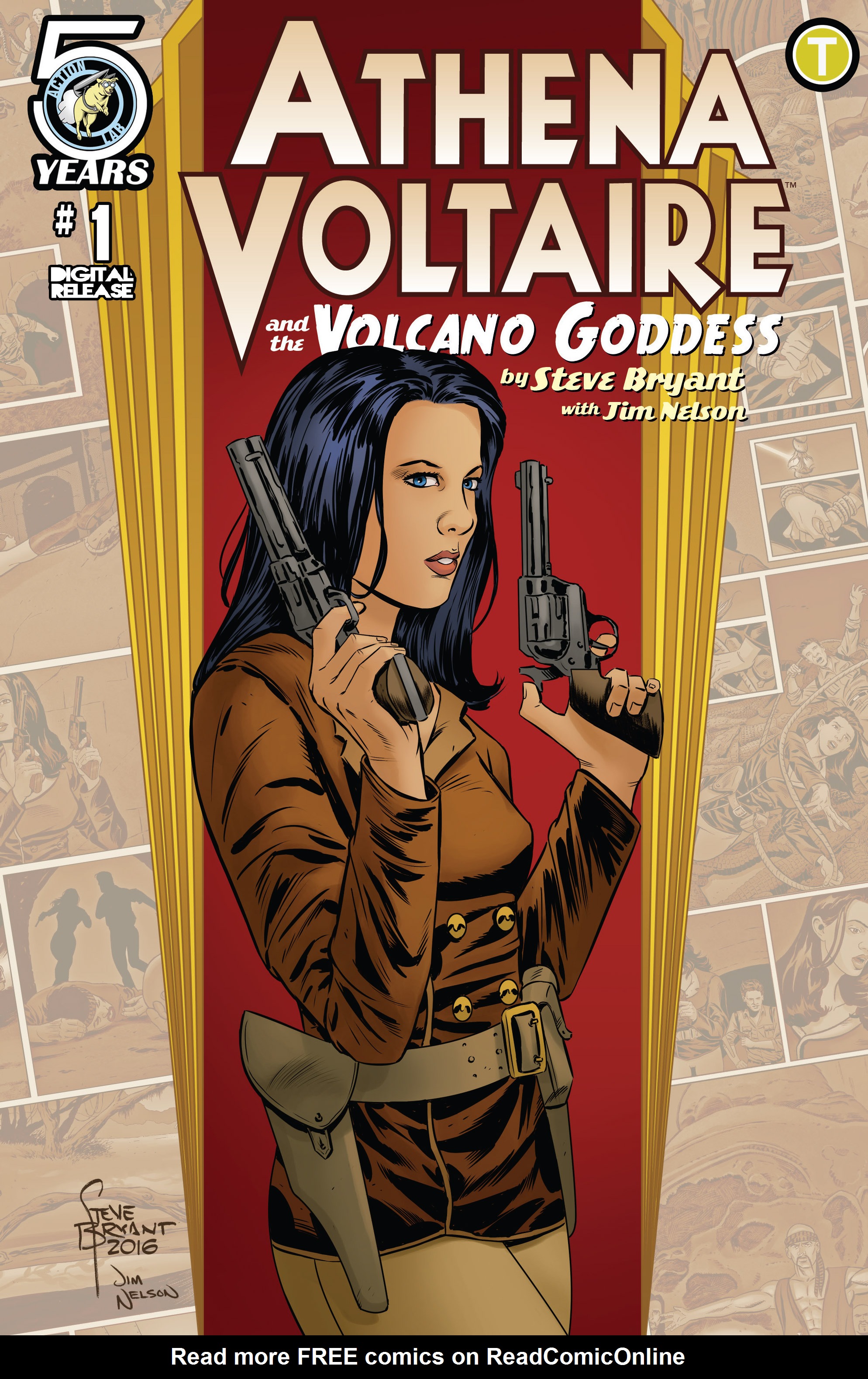 Read online Athena Voltaire and the Volcano Goddess comic -  Issue #1 - 1