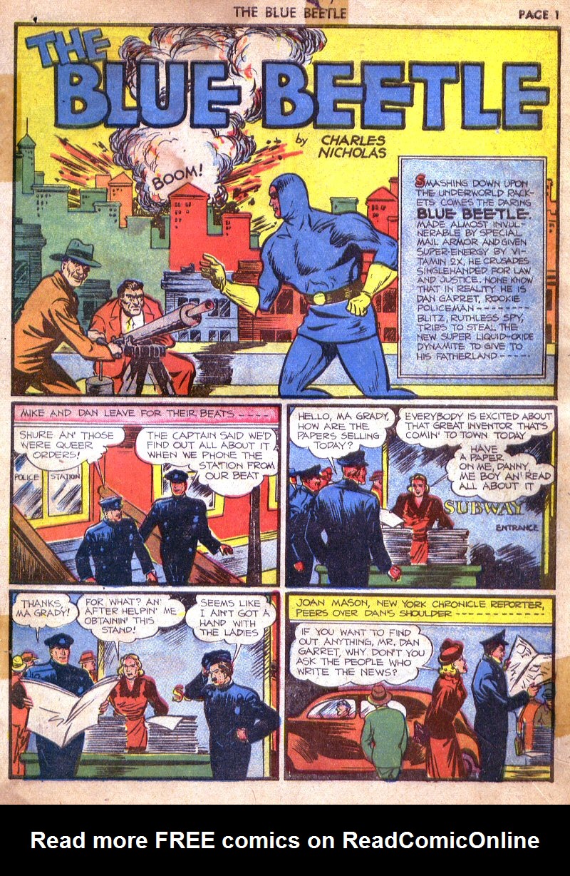 Read online The Blue Beetle comic -  Issue #4 - 2
