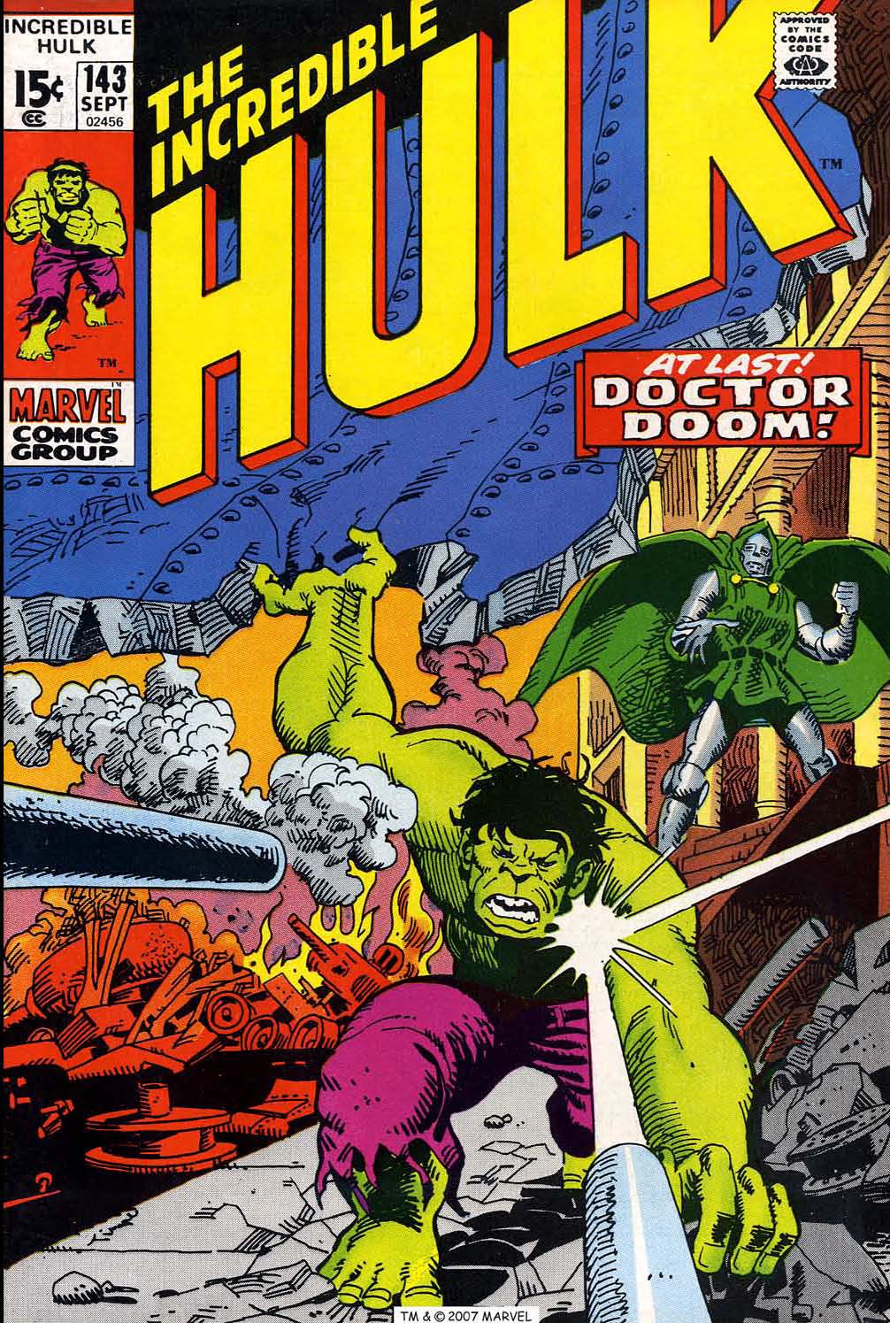 Read online The Incredible Hulk (1968) comic -  Issue #143 - 1