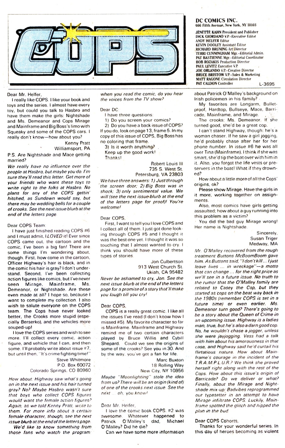 Read online COPS comic -  Issue #11 - 33