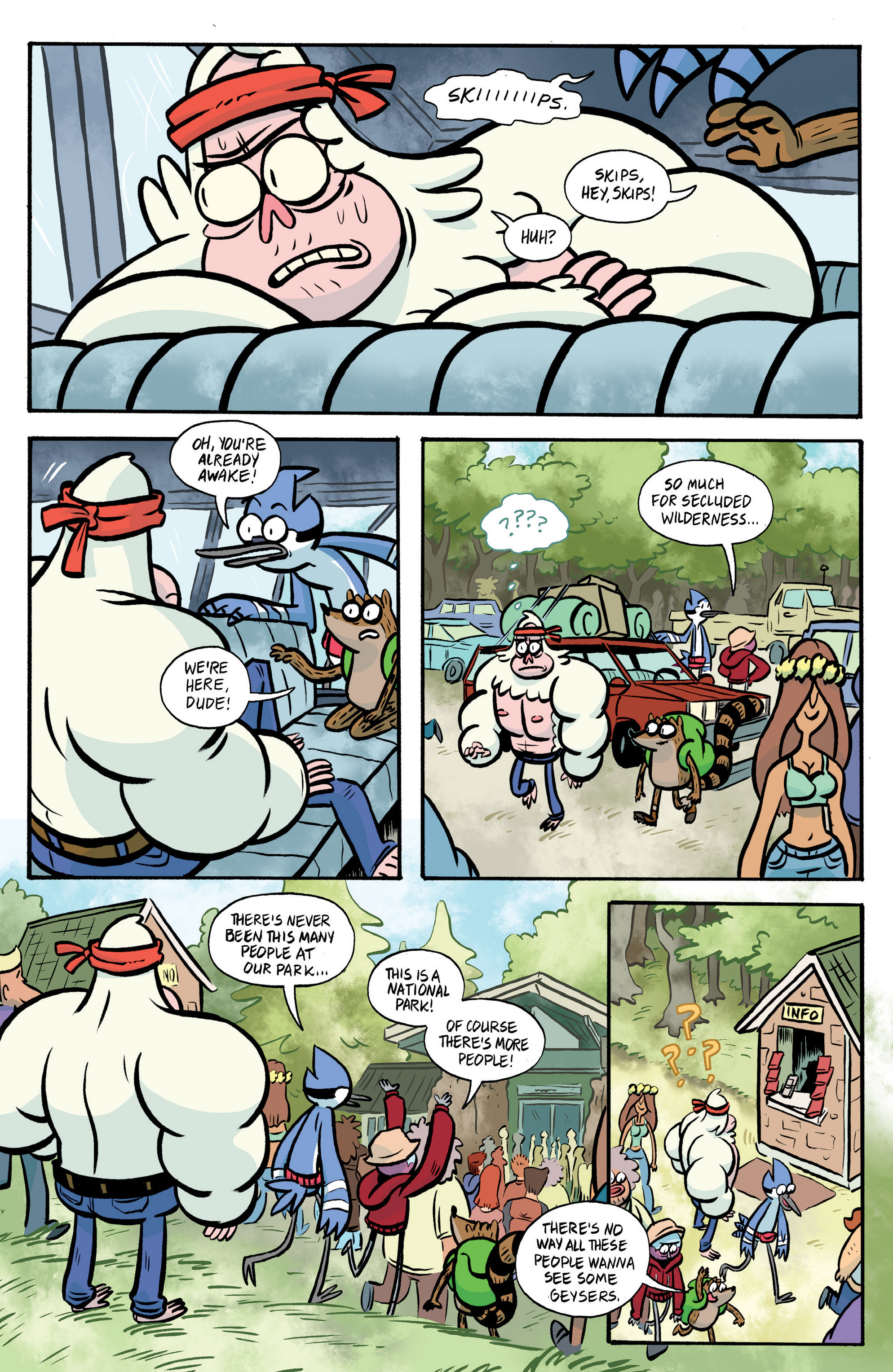 Read online Regular Show: Skips comic -  Issue #1 - 27