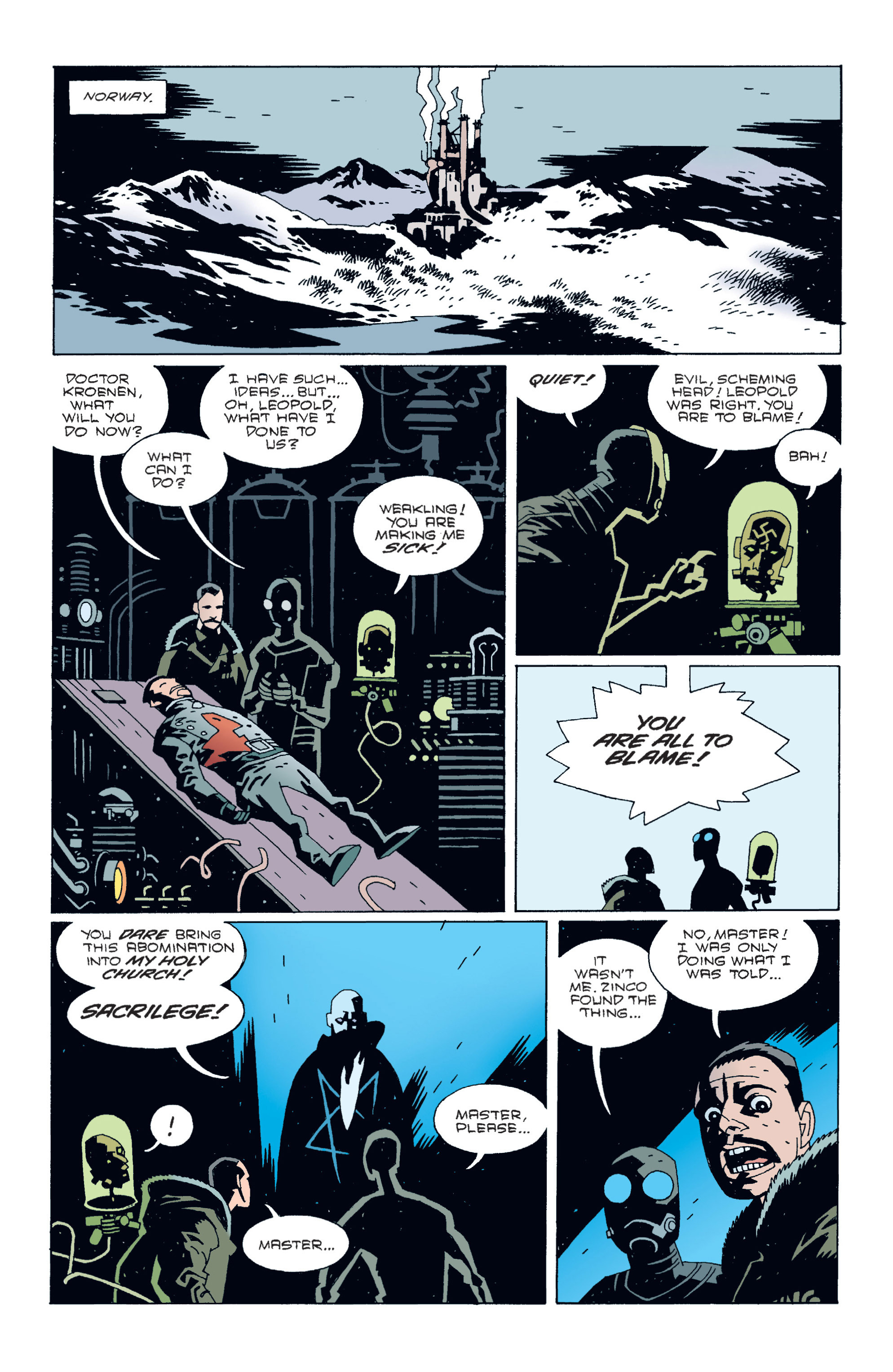 Read online Hellboy comic -  Issue #2 - 128