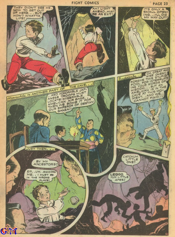 Read online Fight Comics comic -  Issue #20 - 25