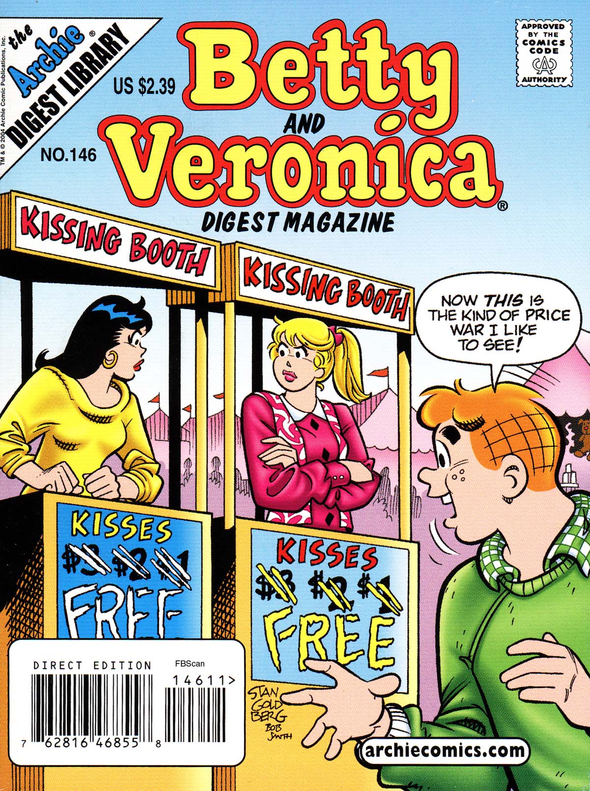 Read online Betty and Veronica Digest Magazine comic -  Issue #146 - 1