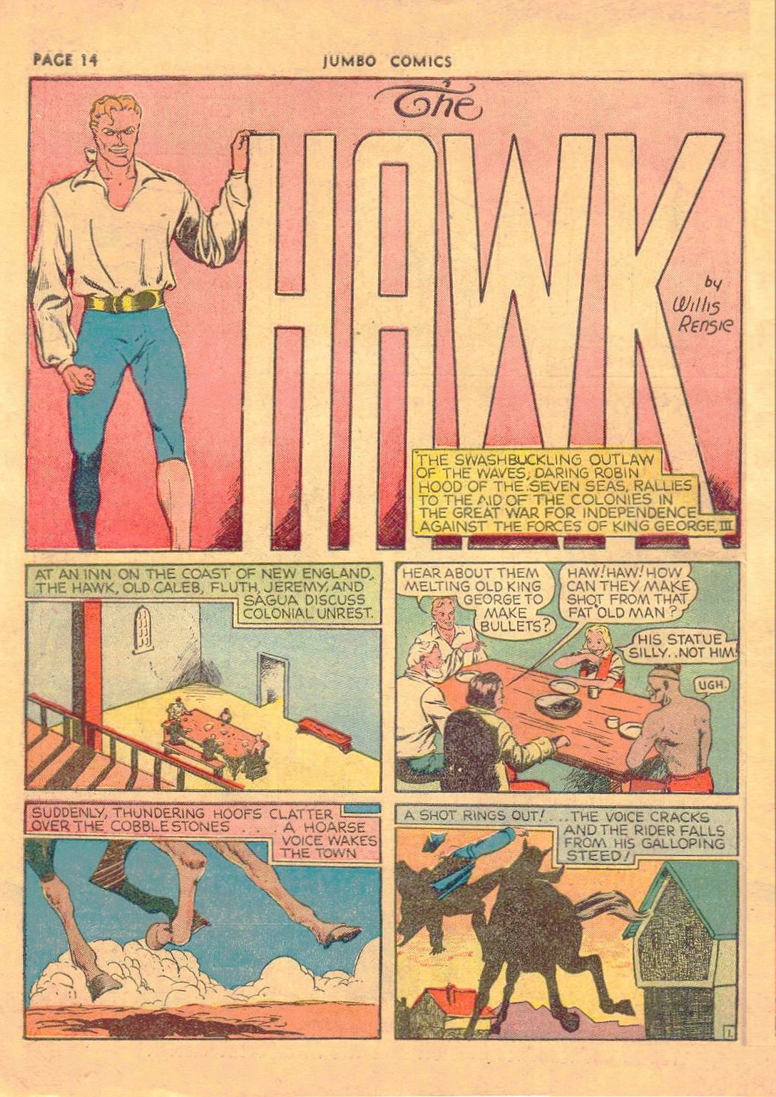 Read online Jumbo Comics comic -  Issue #19 - 16