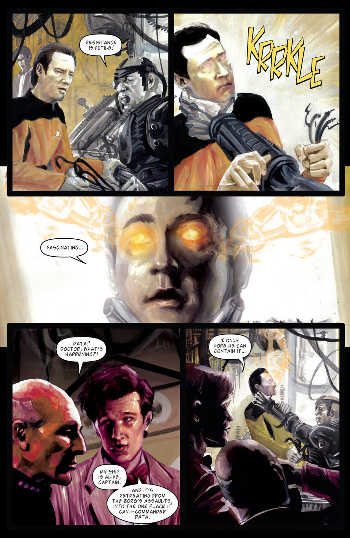 Read online Star Trek: The Next Generation/Doctor Who: Assimilation² comic -  Issue #8 - 19