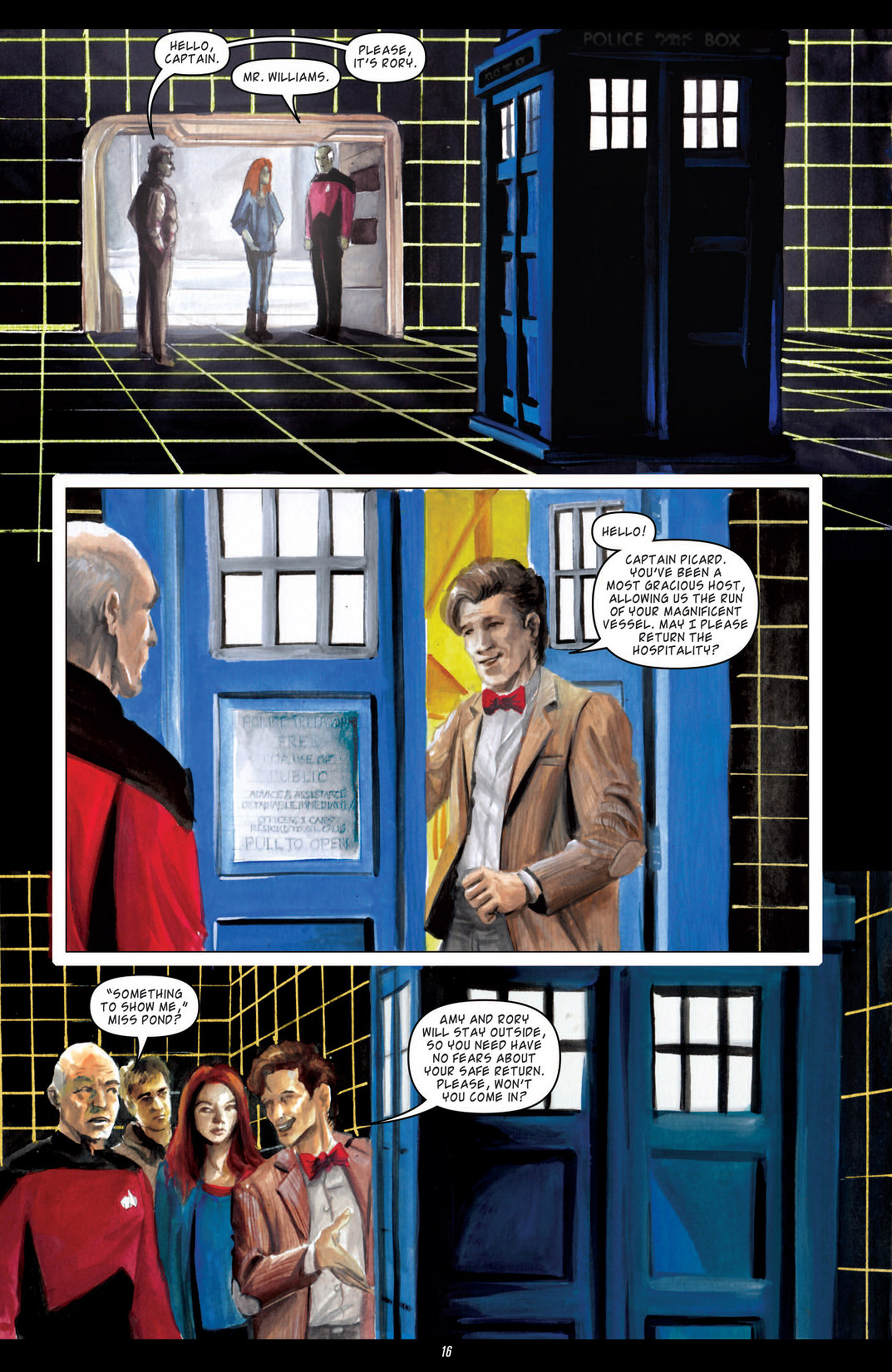 Read online Star Trek: The Next Generation/Doctor Who: Assimilation² comic -  Issue #5 - 19